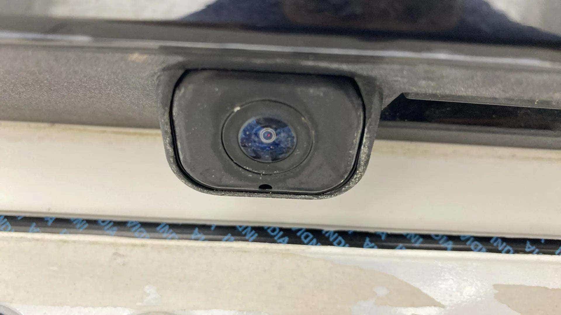 Close-up of a rear camera of a Hyundai Creta