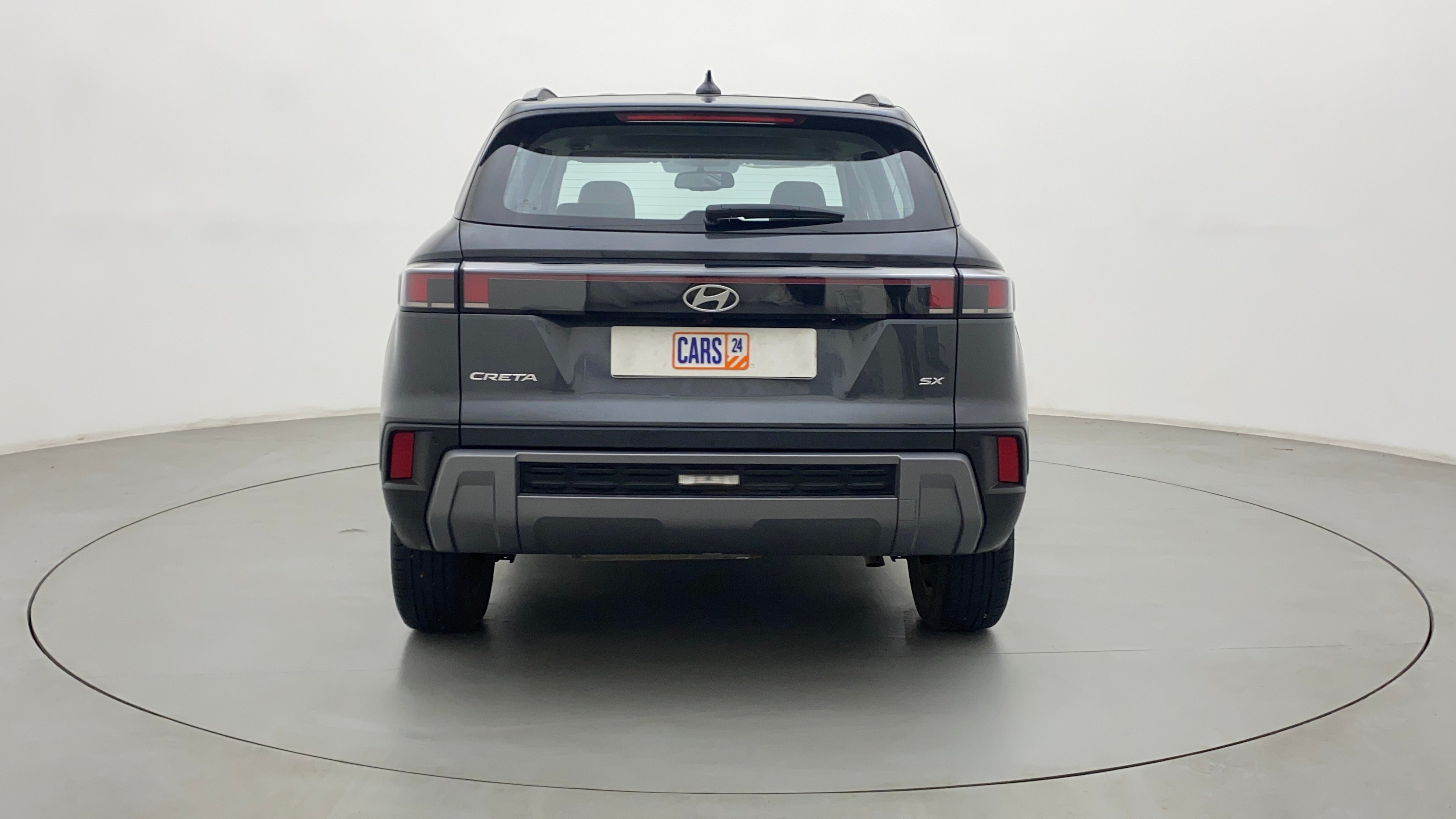 Rear view of a Hyundai Creta SX