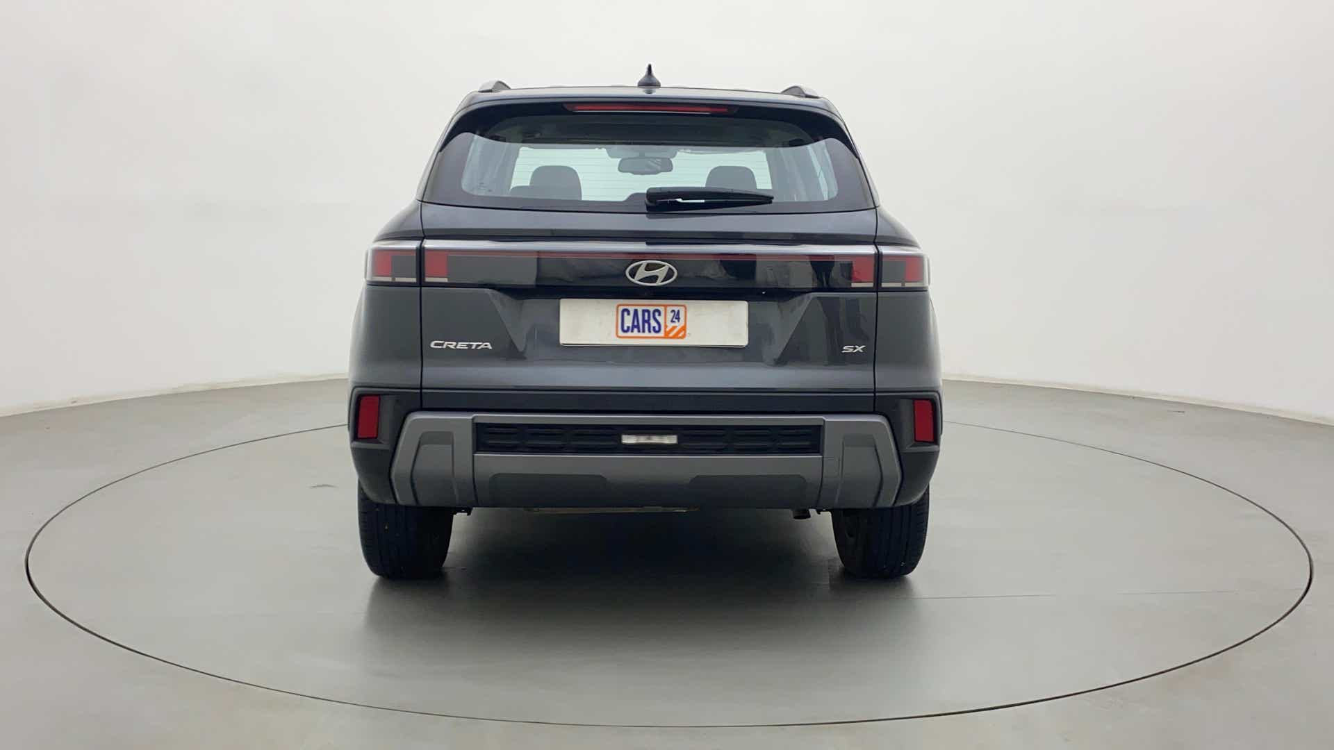 Rear view of a Hyundai Creta SX
