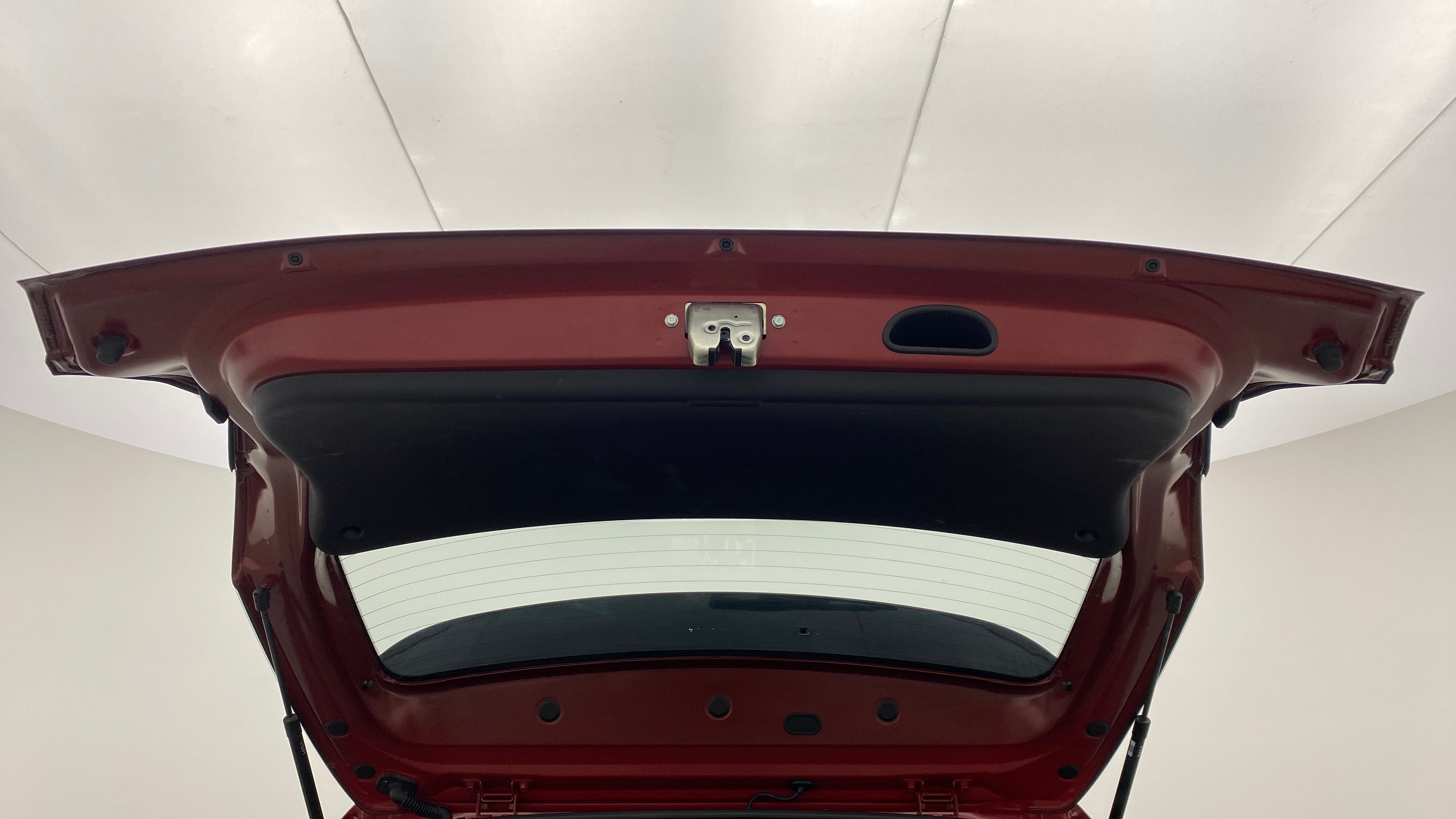 Boot lid interior view of a Hyundai Creta 2018-2023