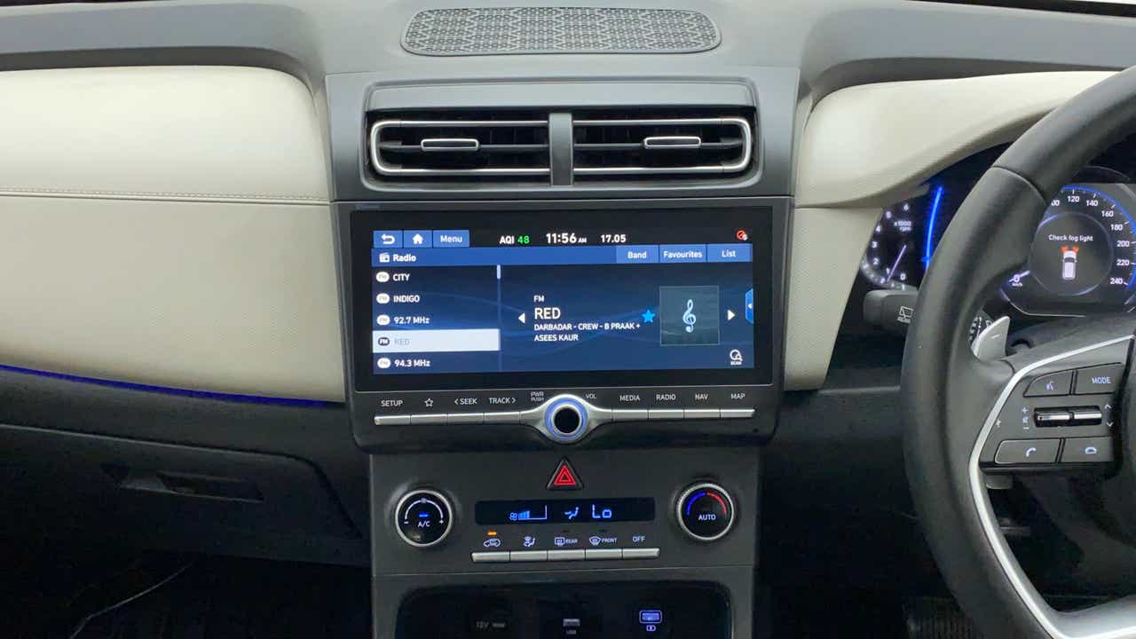 Interior dashboard of a Hyundai Creta 2018-2023