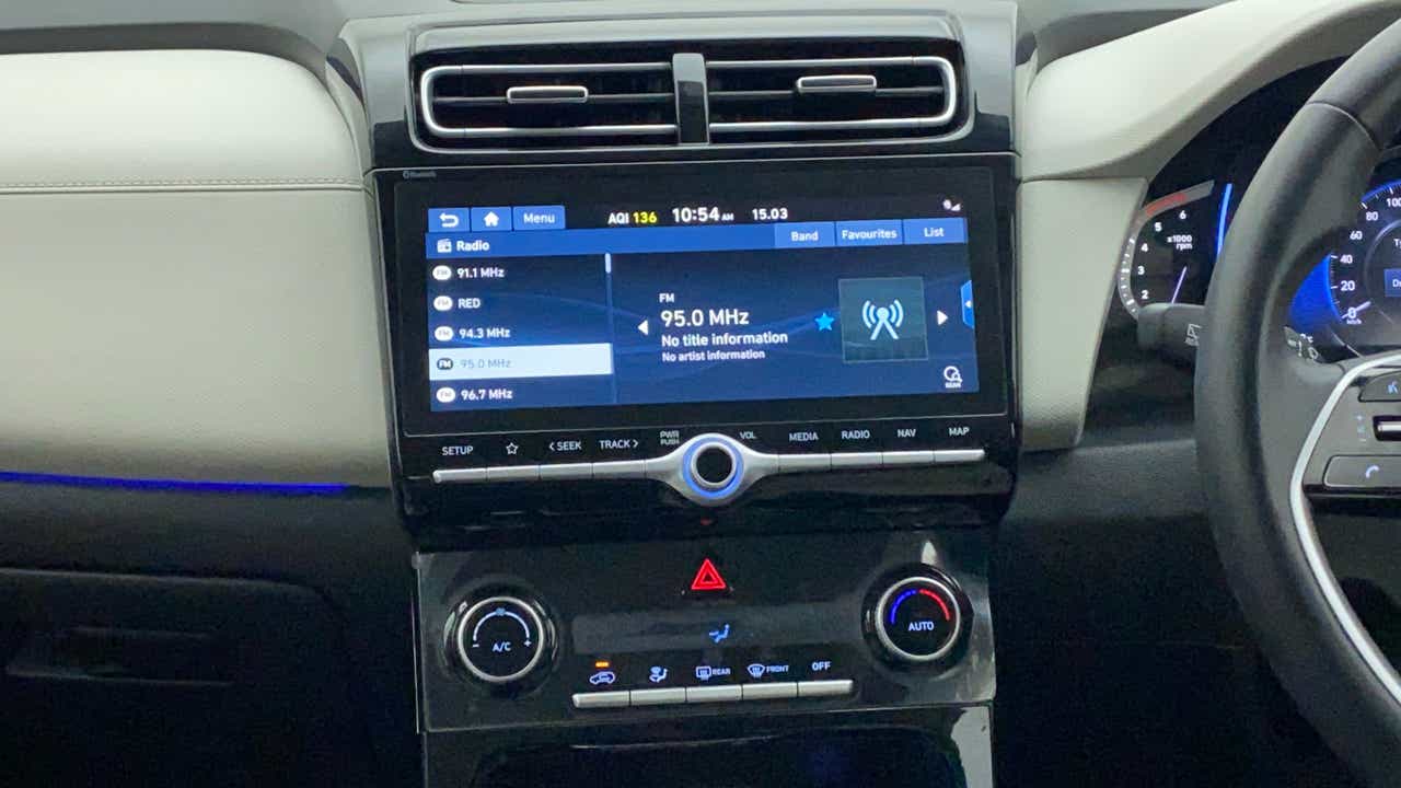 Interior dashboard of a Hyundai Creta 2018-2023