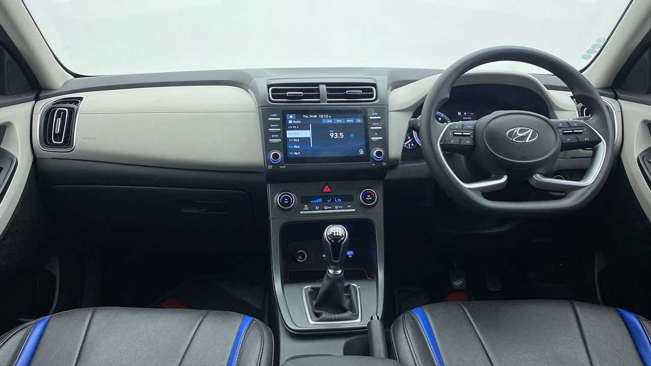 Interior dashboard view of a Hyundai Creta 2018-2023
