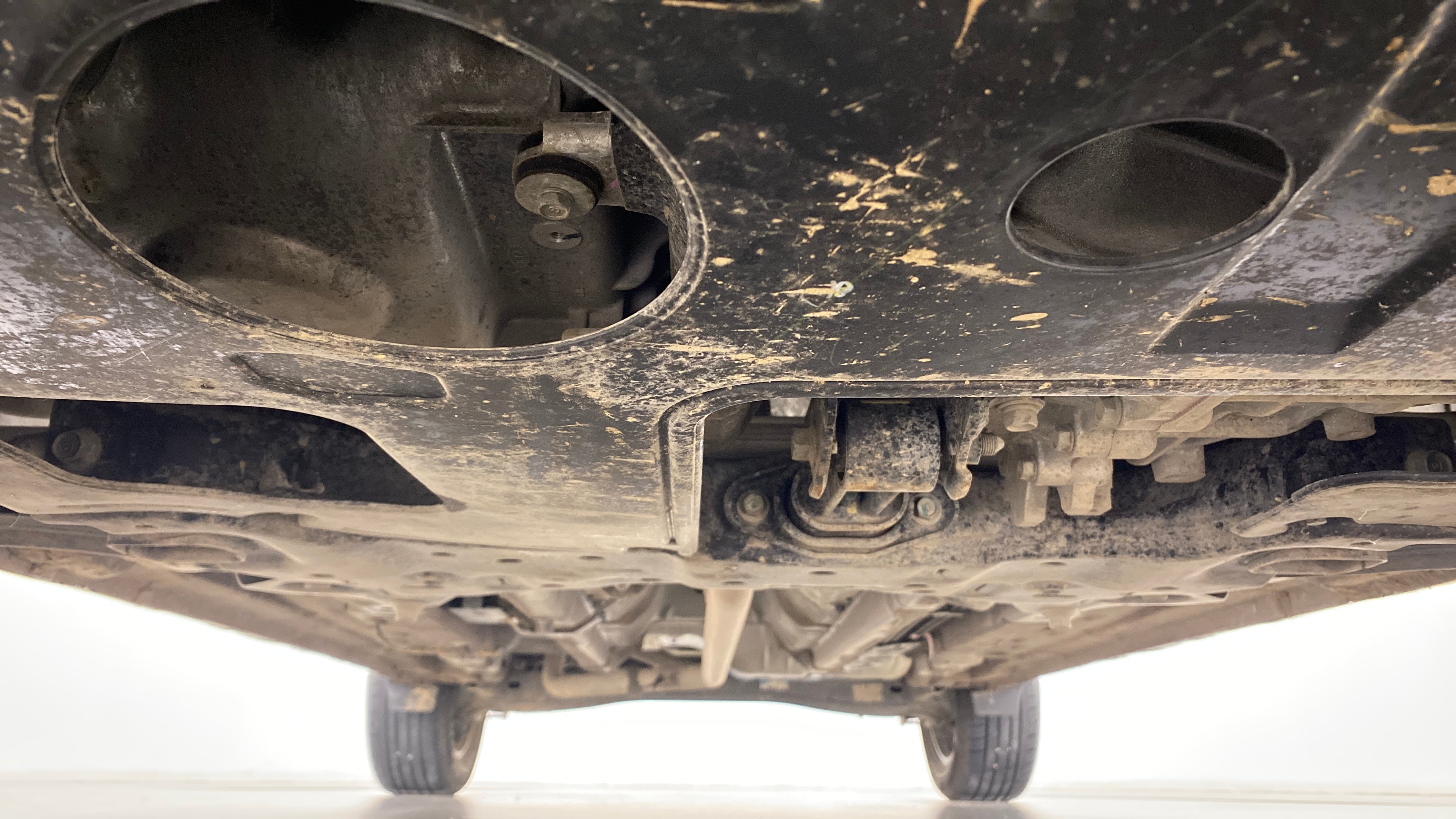 Undercarriage view of a Hyundai Creta 2018-2023