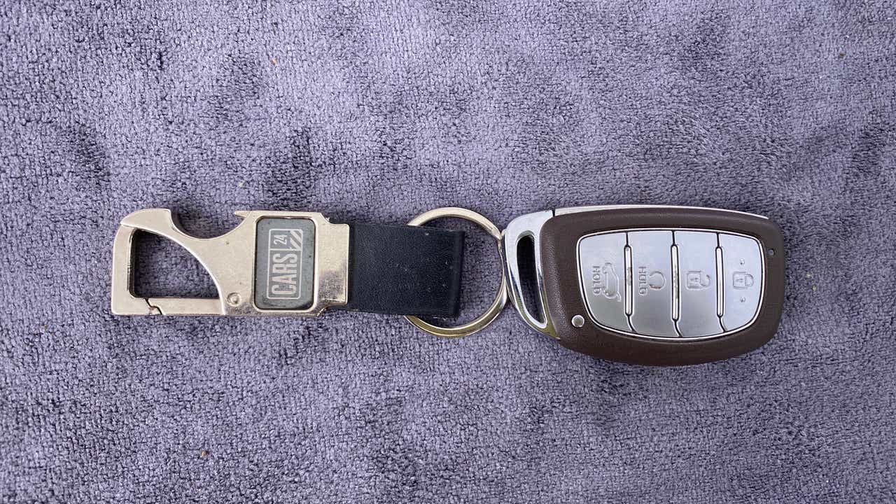 Car key fob and keychain of a Hyundai Creta 2018-2023
