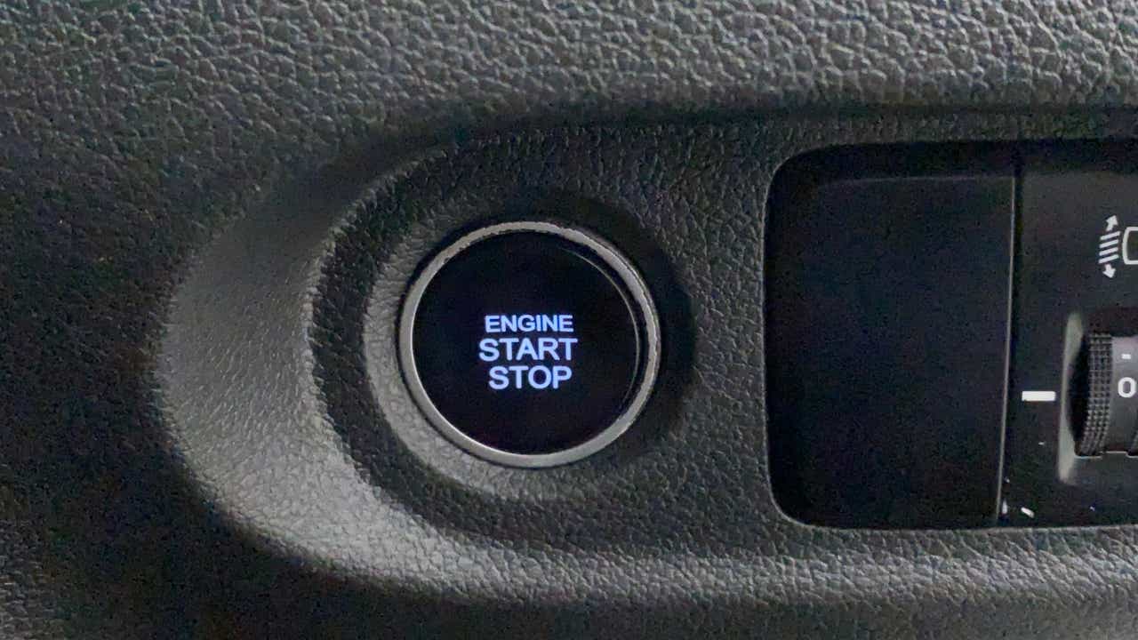 Engine start stop button of a Hyundai Creta 2018-2023