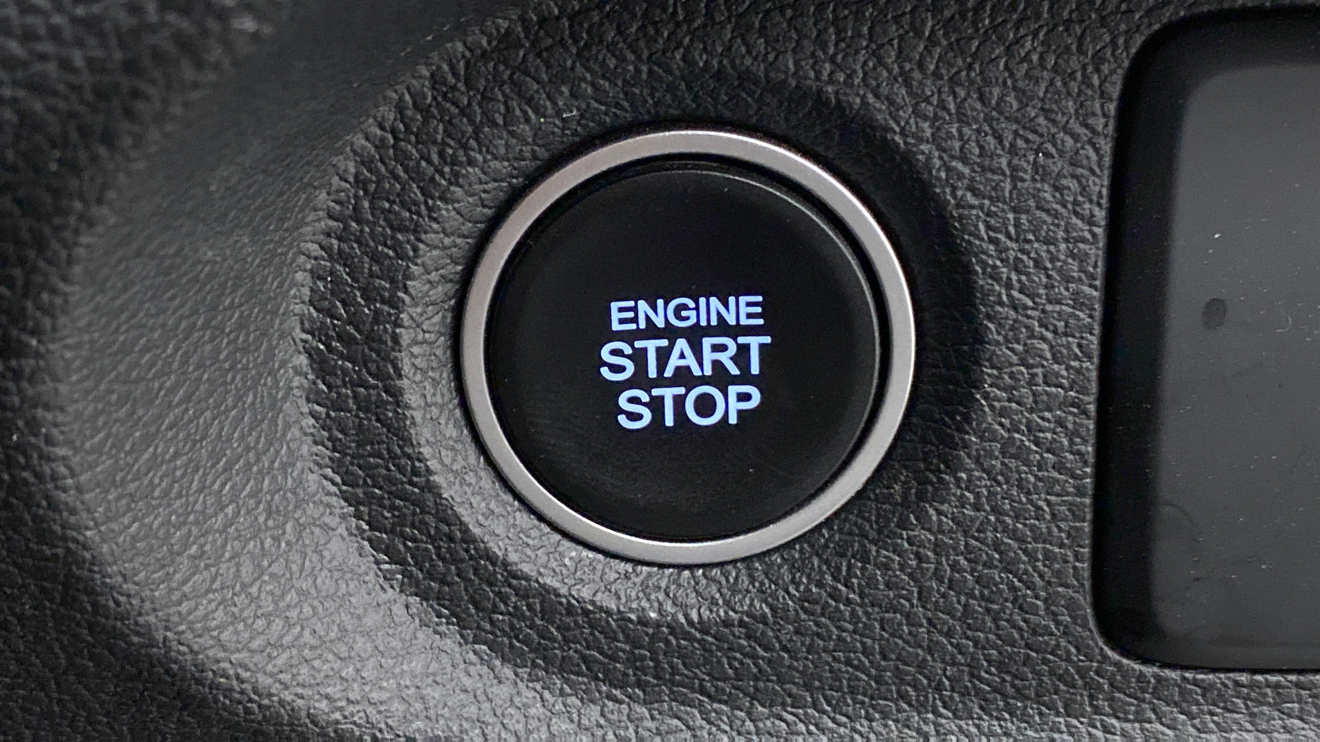 Engine start stop button of a Hyundai Creta 2018-2023