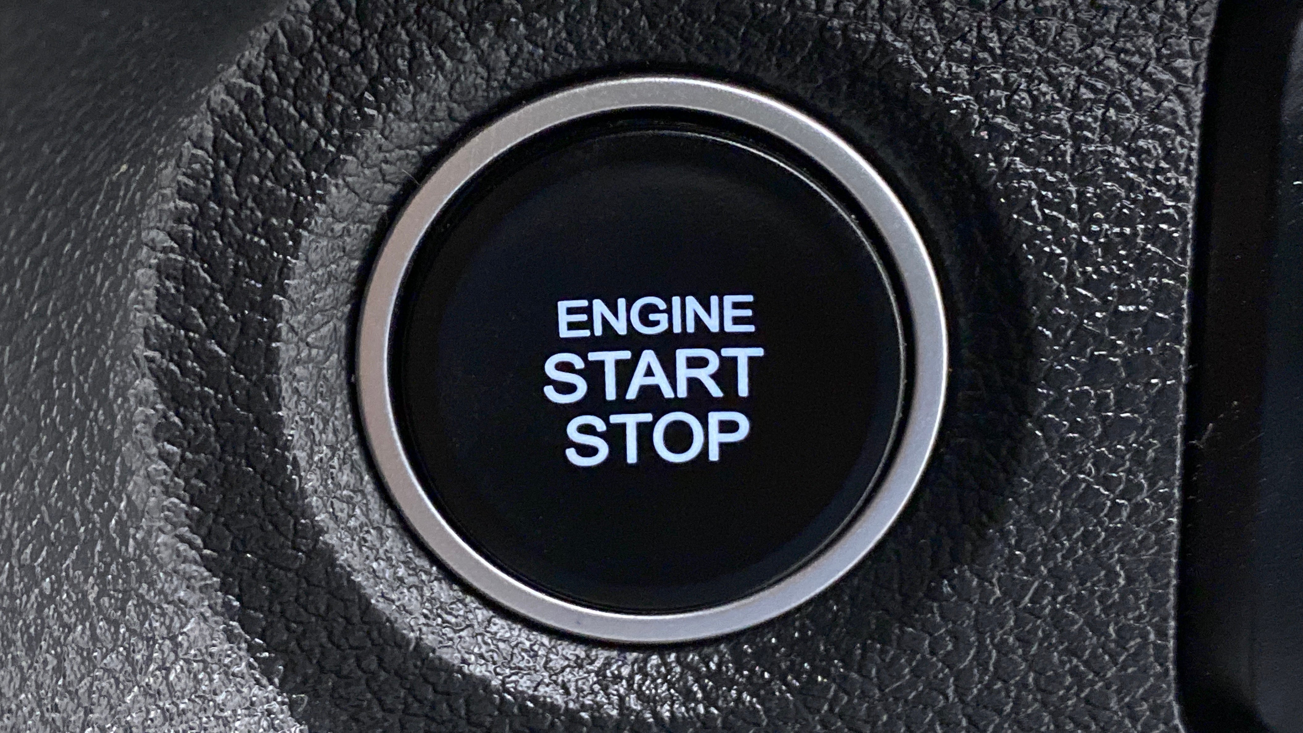 Engine start stop button of a Hyundai Creta 2018-2023