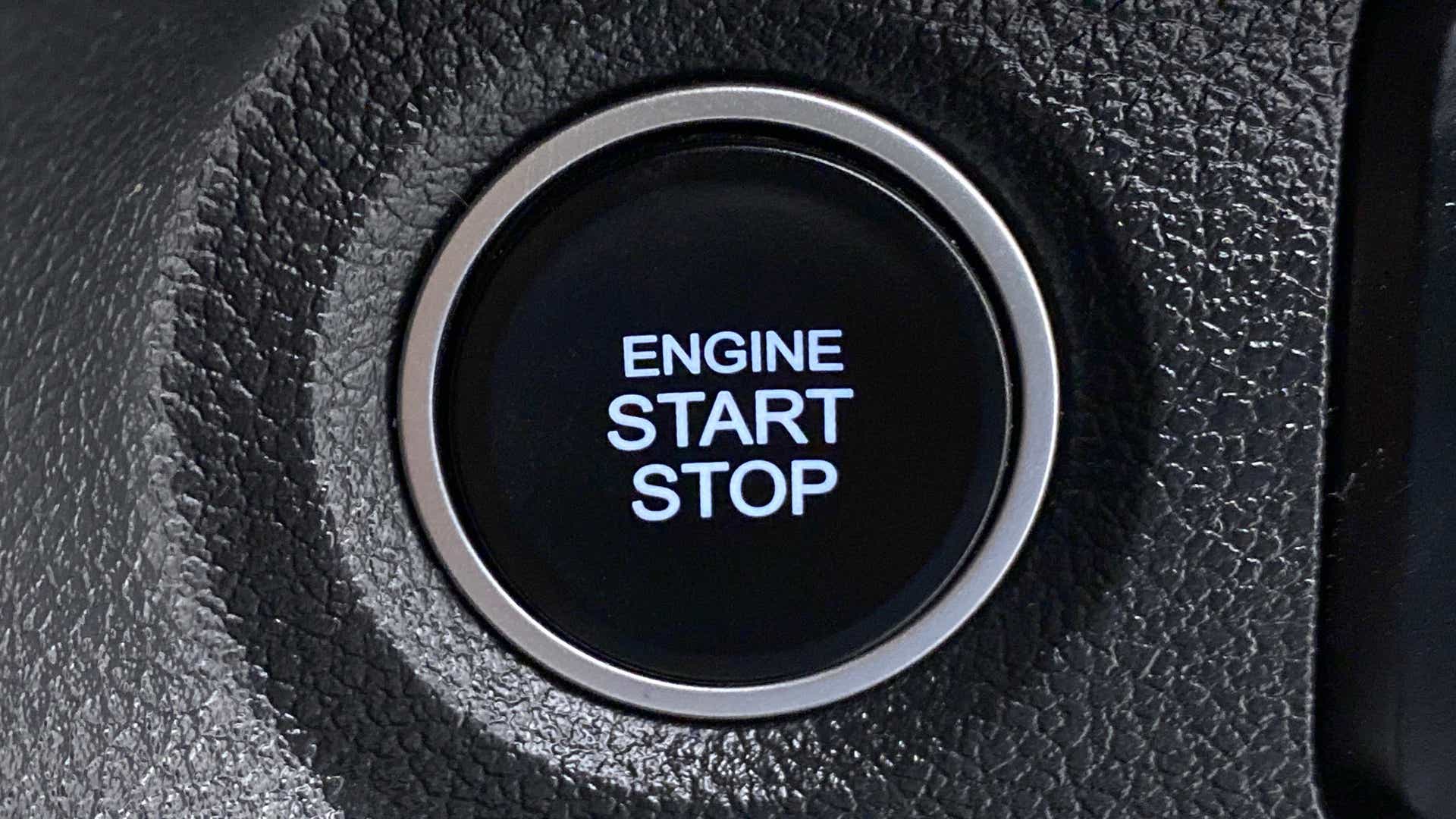 Engine start stop button of a Hyundai Creta 2018-2023