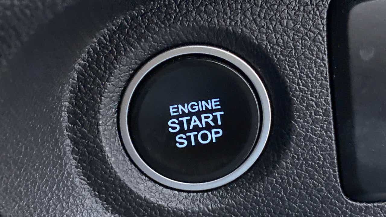 Engine start stop button of a Hyundai Creta 2018-2023
