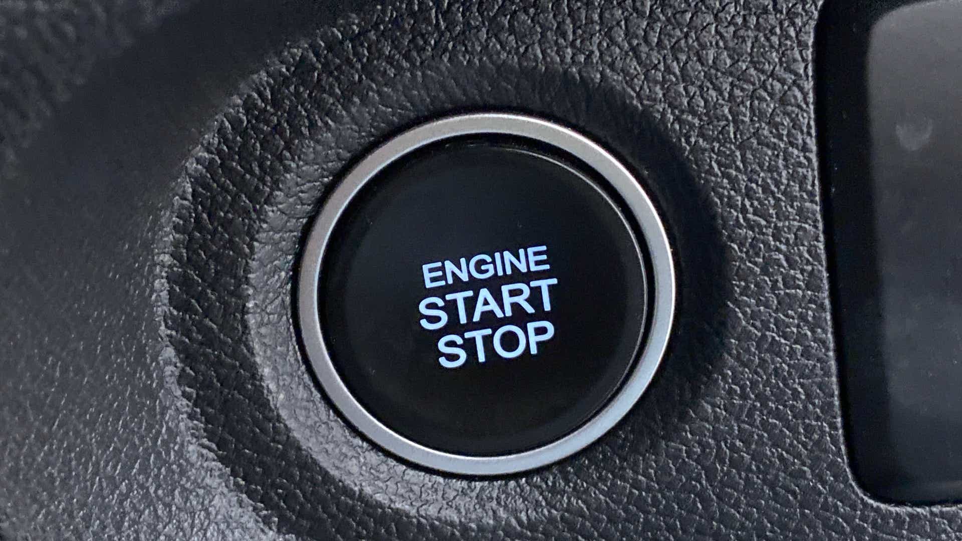 Engine start stop button of a Hyundai Creta 2018-2023