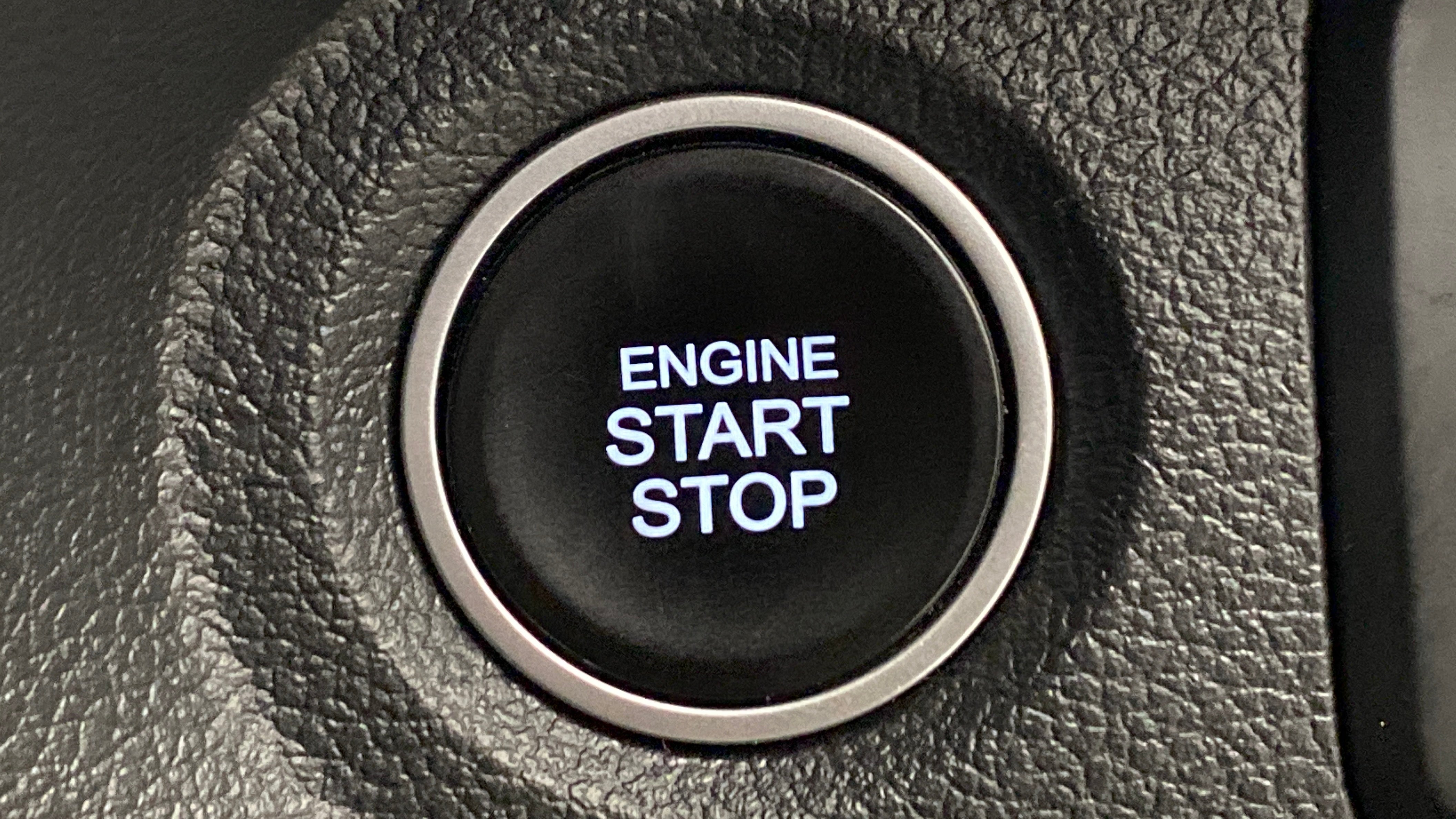Engine start stop button of a Hyundai Creta 2018-2023
