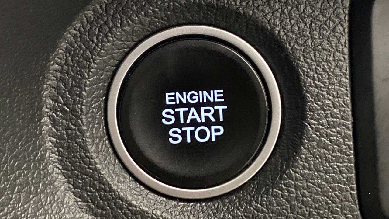 Engine start stop button of a Hyundai Creta 2018-2023