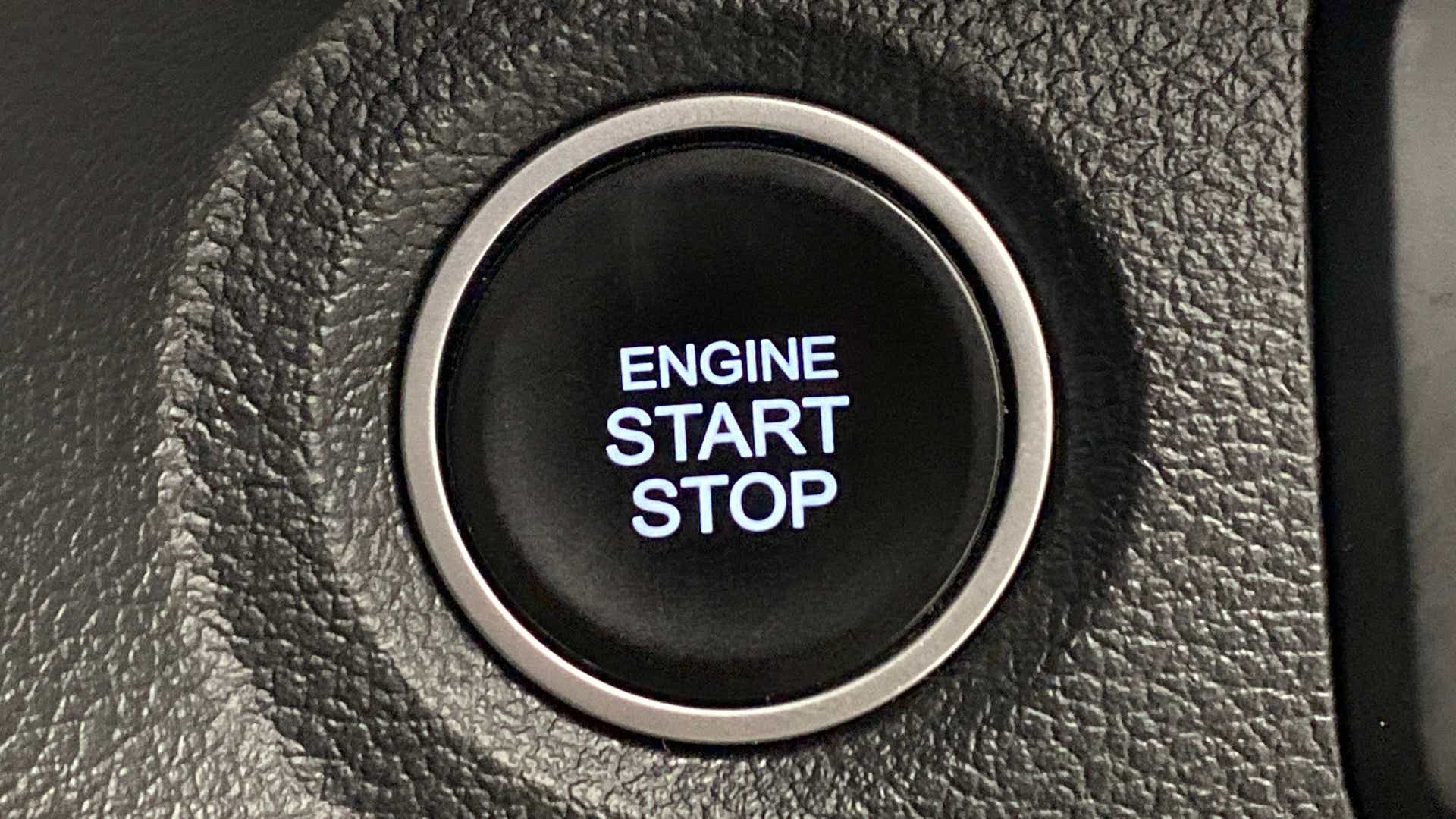 Engine start stop button of a Hyundai Creta 2018-2023