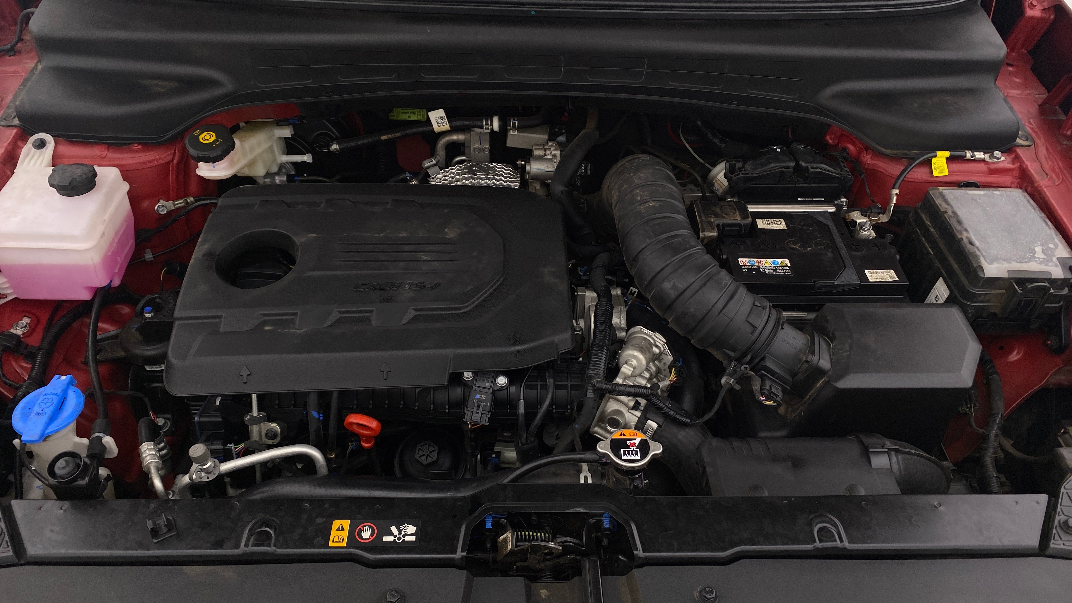Engine bay of a Hyundai Creta 2018-2023