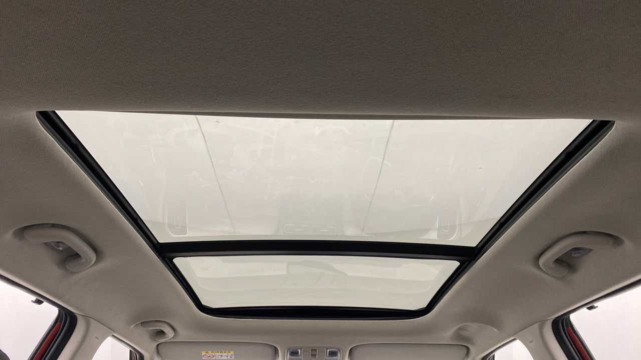 Panoramic sunroof interior view of a Hyundai Creta 2018-2023