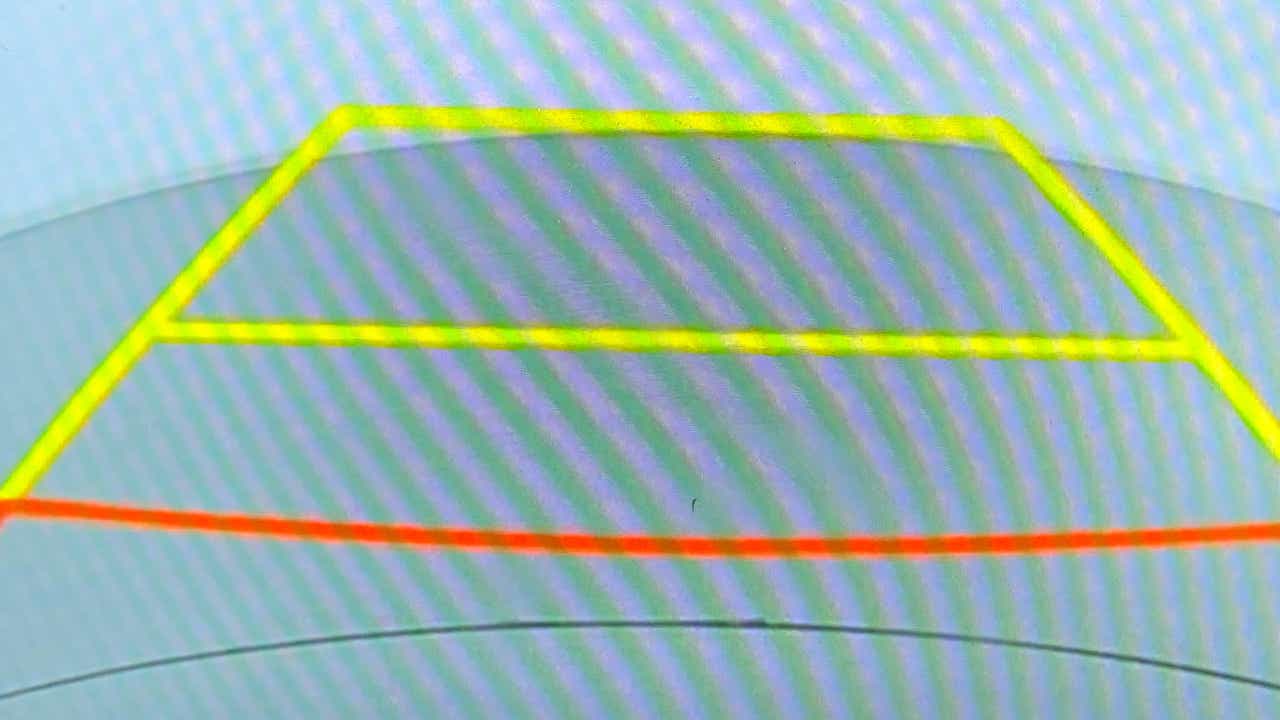 Reverse camera display of a Hyundai Creta 2018-2023