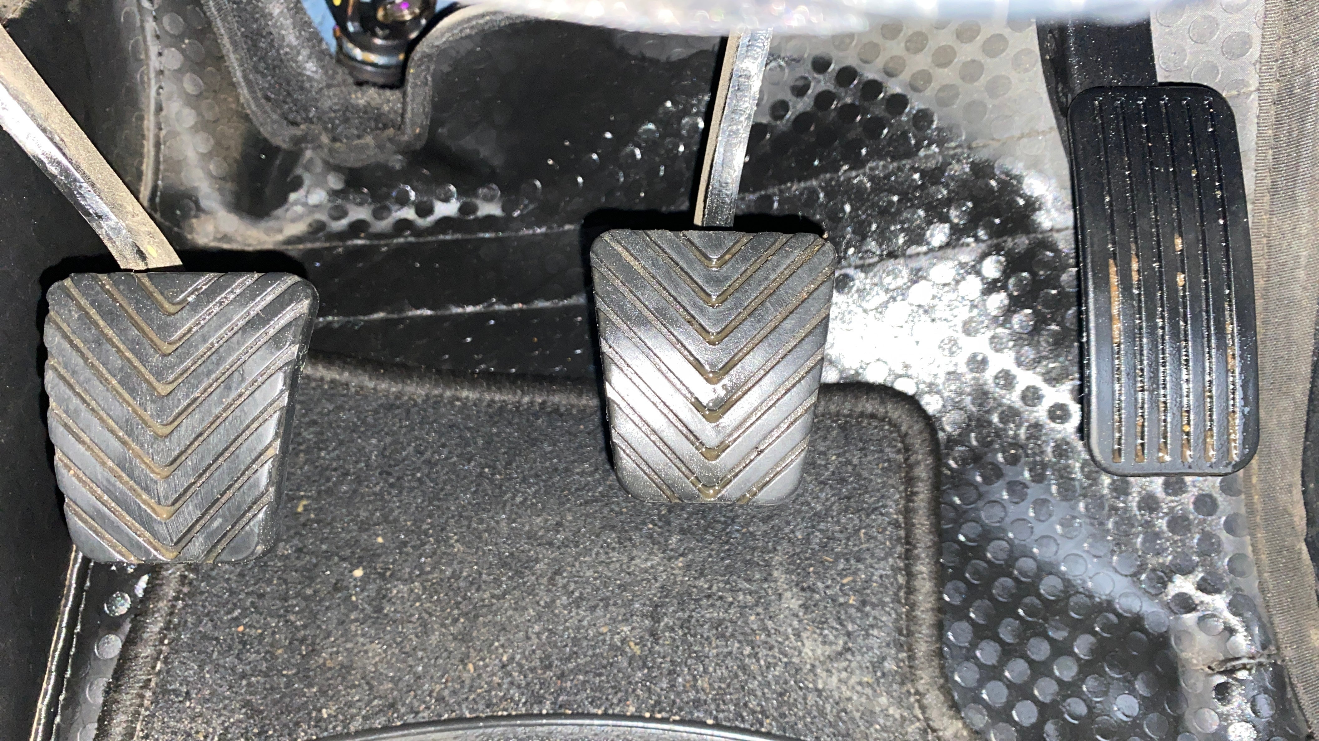 Pedals area of a Hyundai Creta 2018-2023