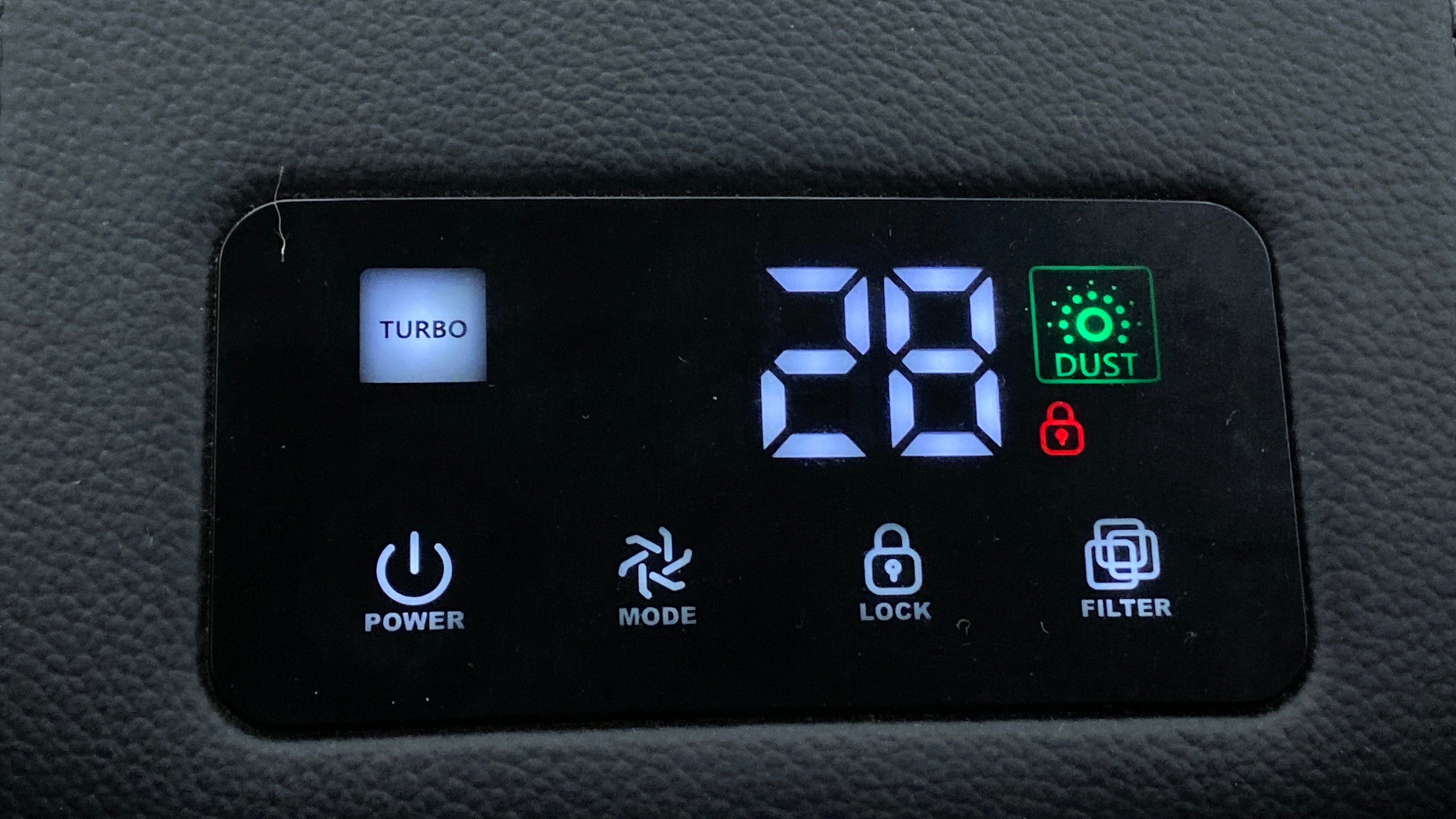 Dashboard control panel of a Hyundai Creta 2018-2023