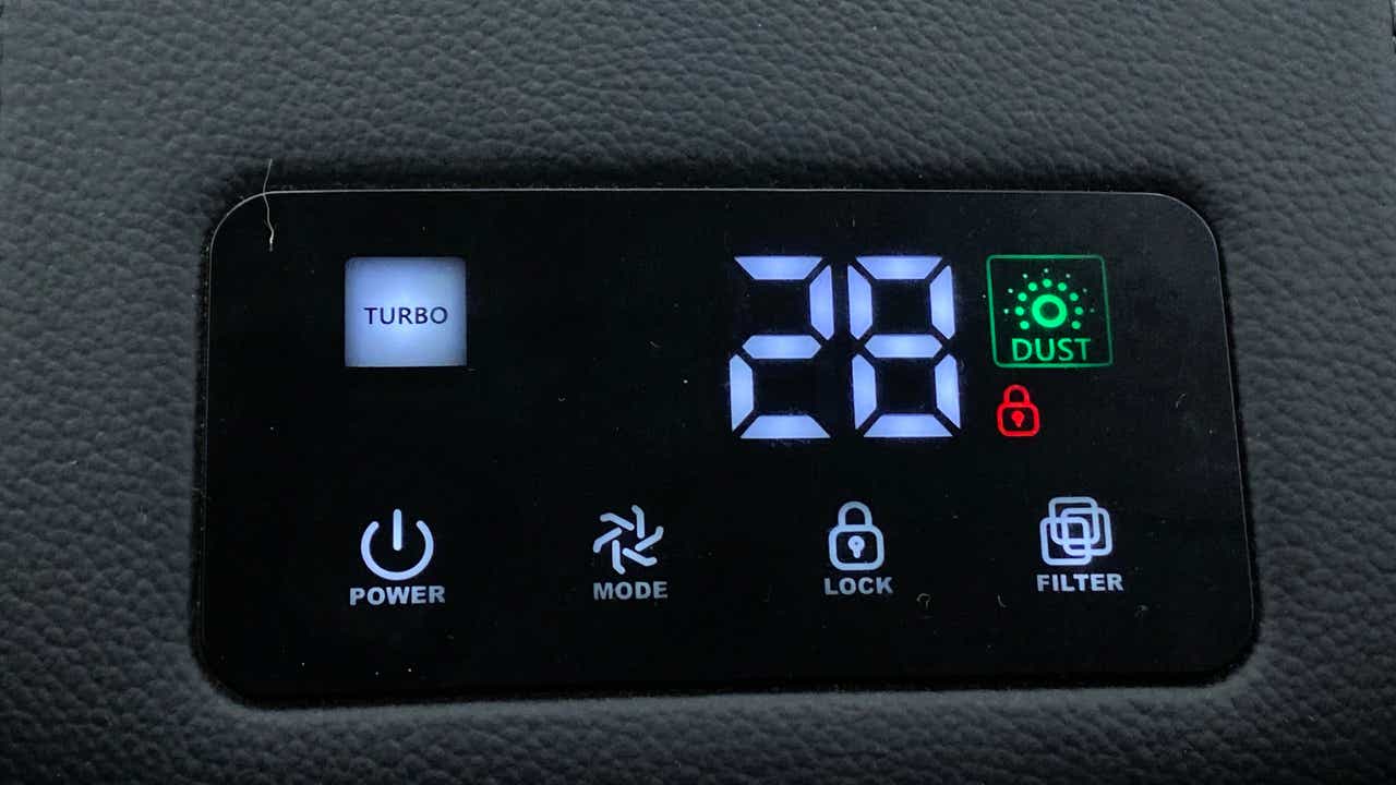 Dashboard control panel of a Hyundai Creta 2018-2023