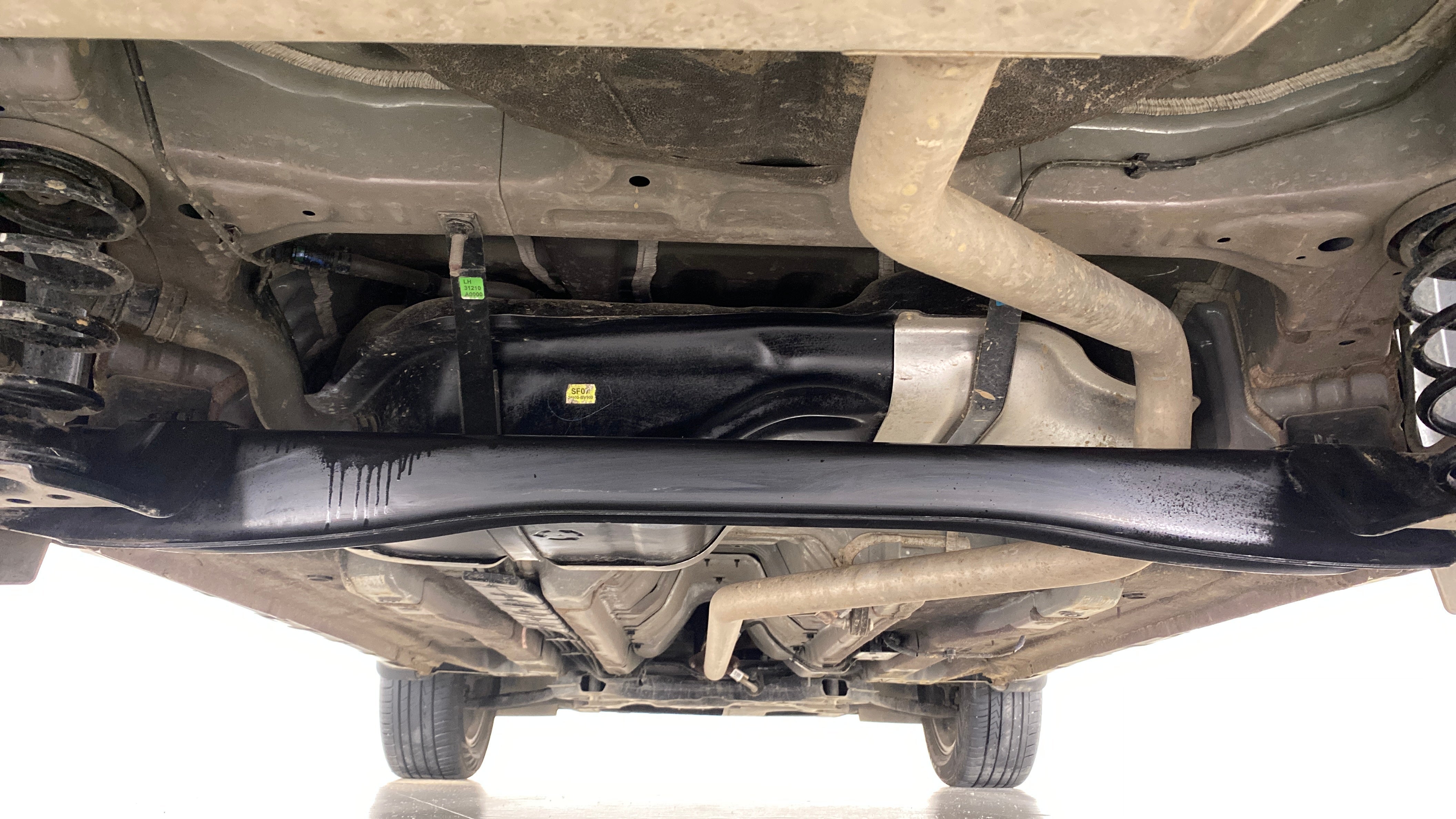 Undercarriage view of a Hyundai Creta 2018-2023