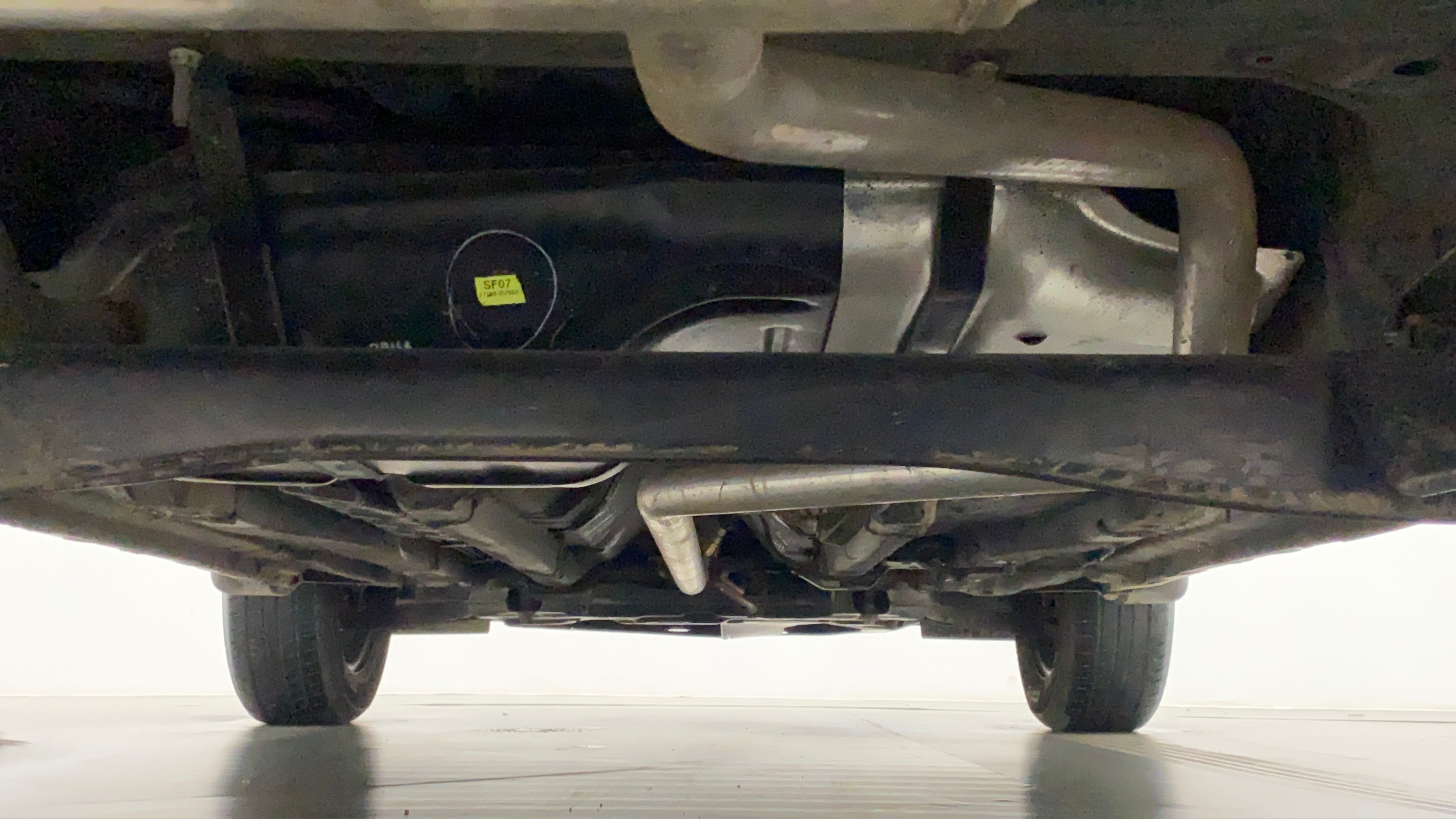 Undercarriage view of a Hyundai Creta 2018-2023