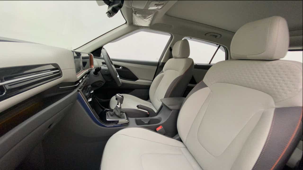 Front interior view of a Hyundai Creta