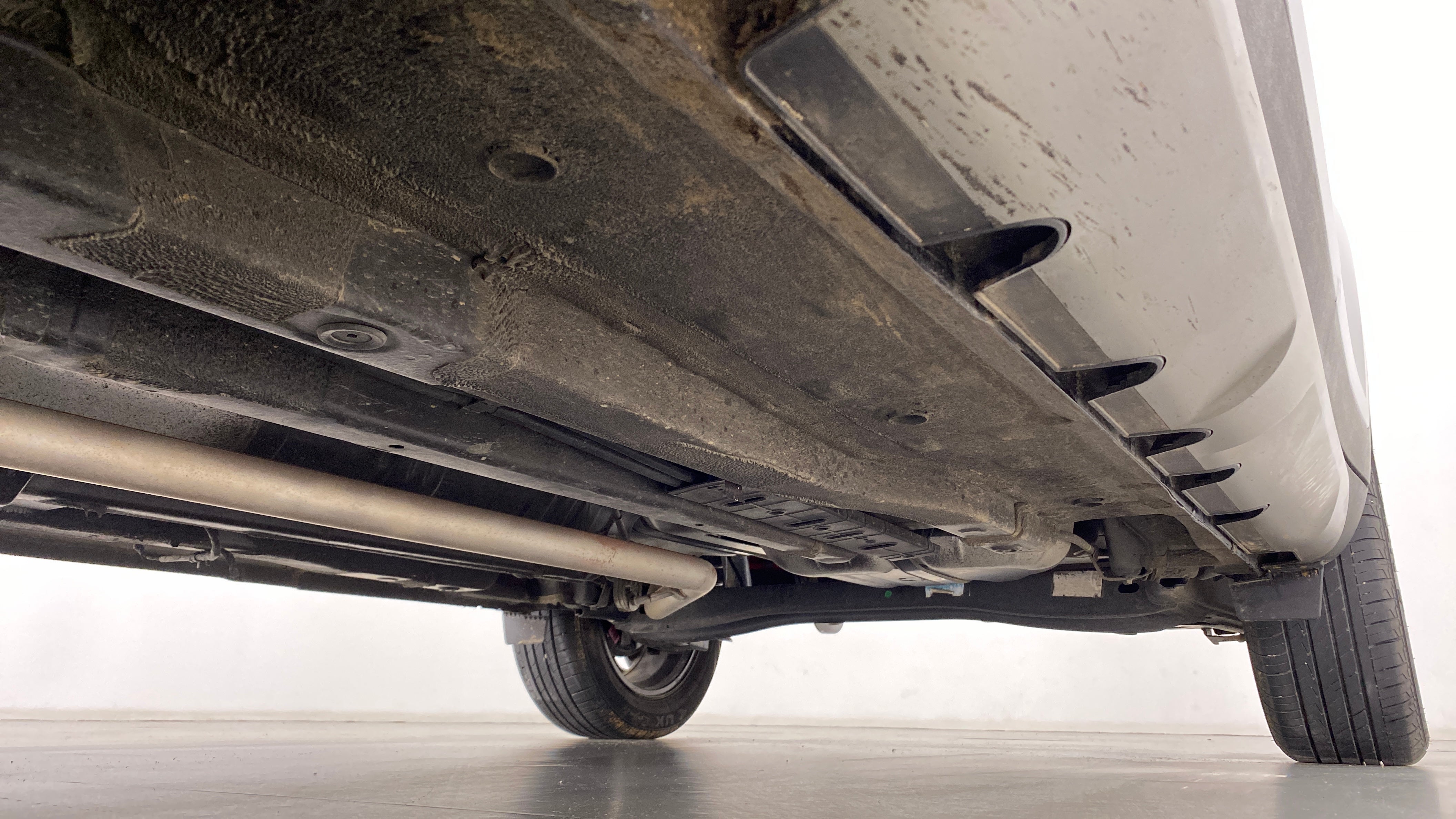 Undercarriage view of a Hyundai Creta 2018-2023