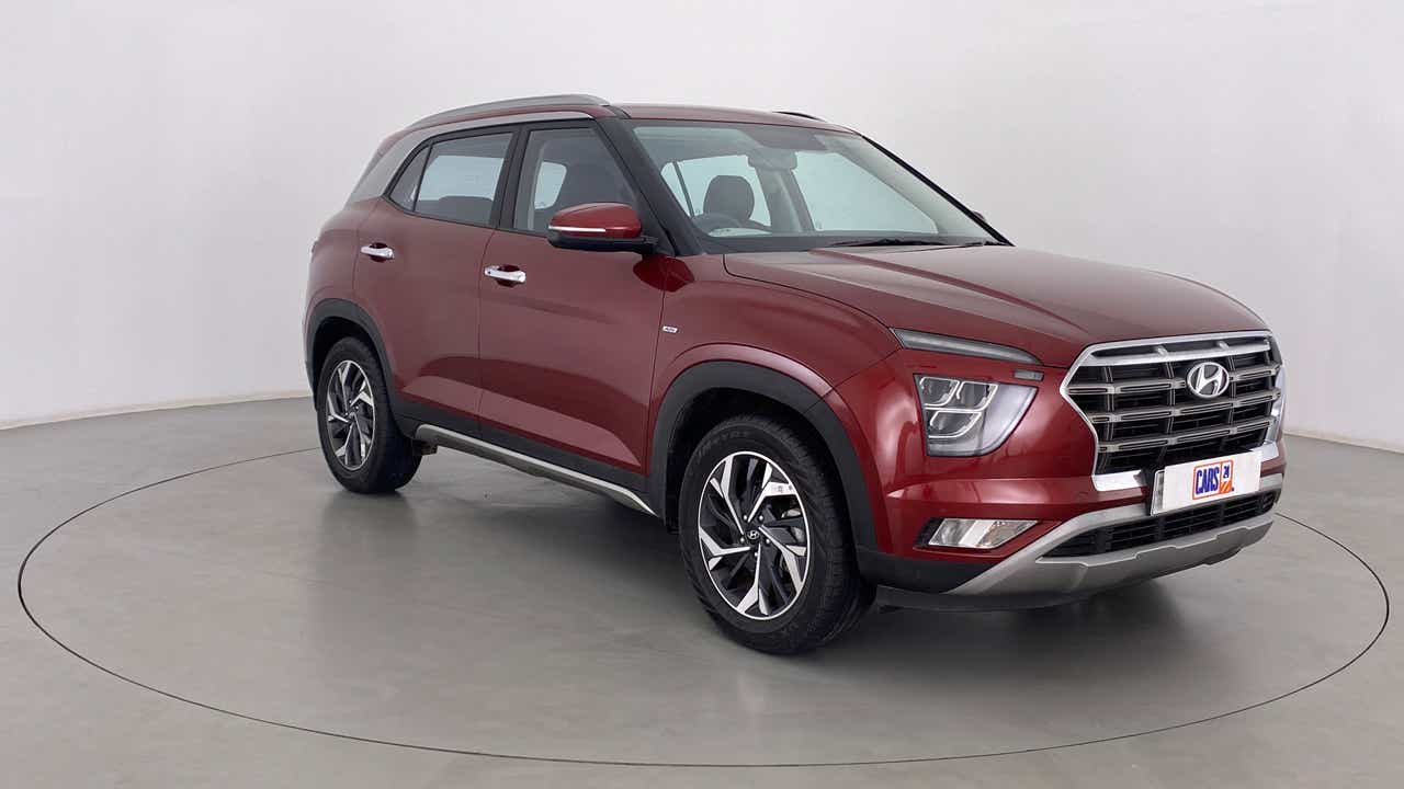 Front three-quarter view of a Hyundai Creta 2018-2023