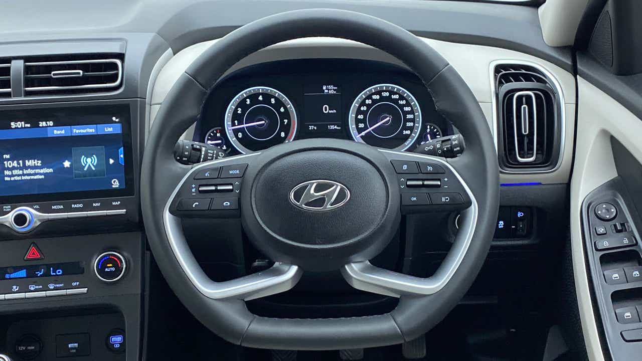 Interior dashboard view of a Hyundai Creta 2018-2023