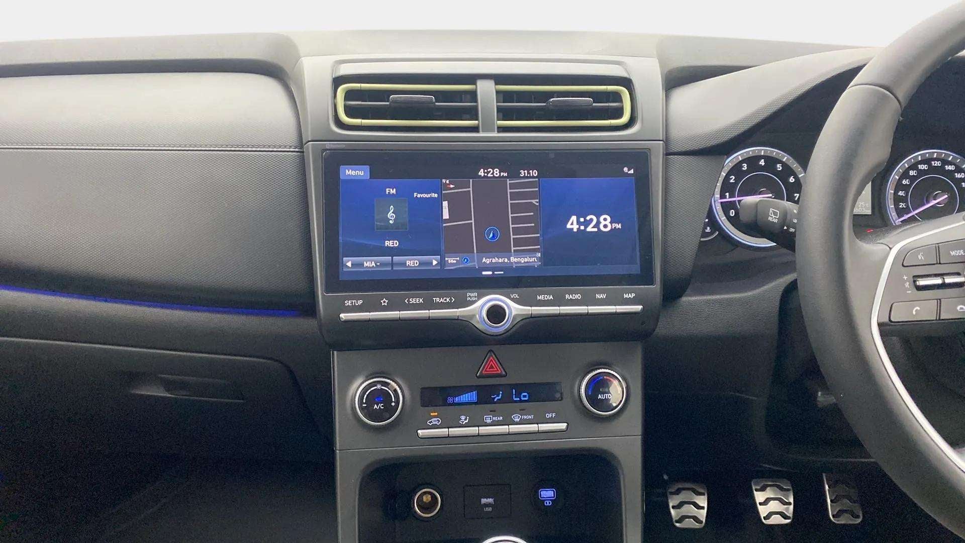 Interior dashboard of a Hyundai Creta 2018-2023