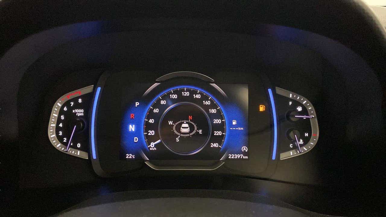 Instrument cluster of a Hyundai Creta 2018-2023