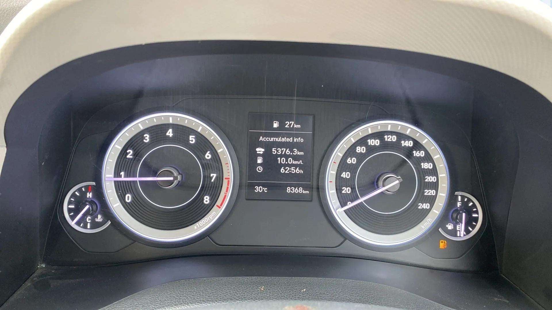 Instrument cluster of a Hyundai Creta 2018-2023