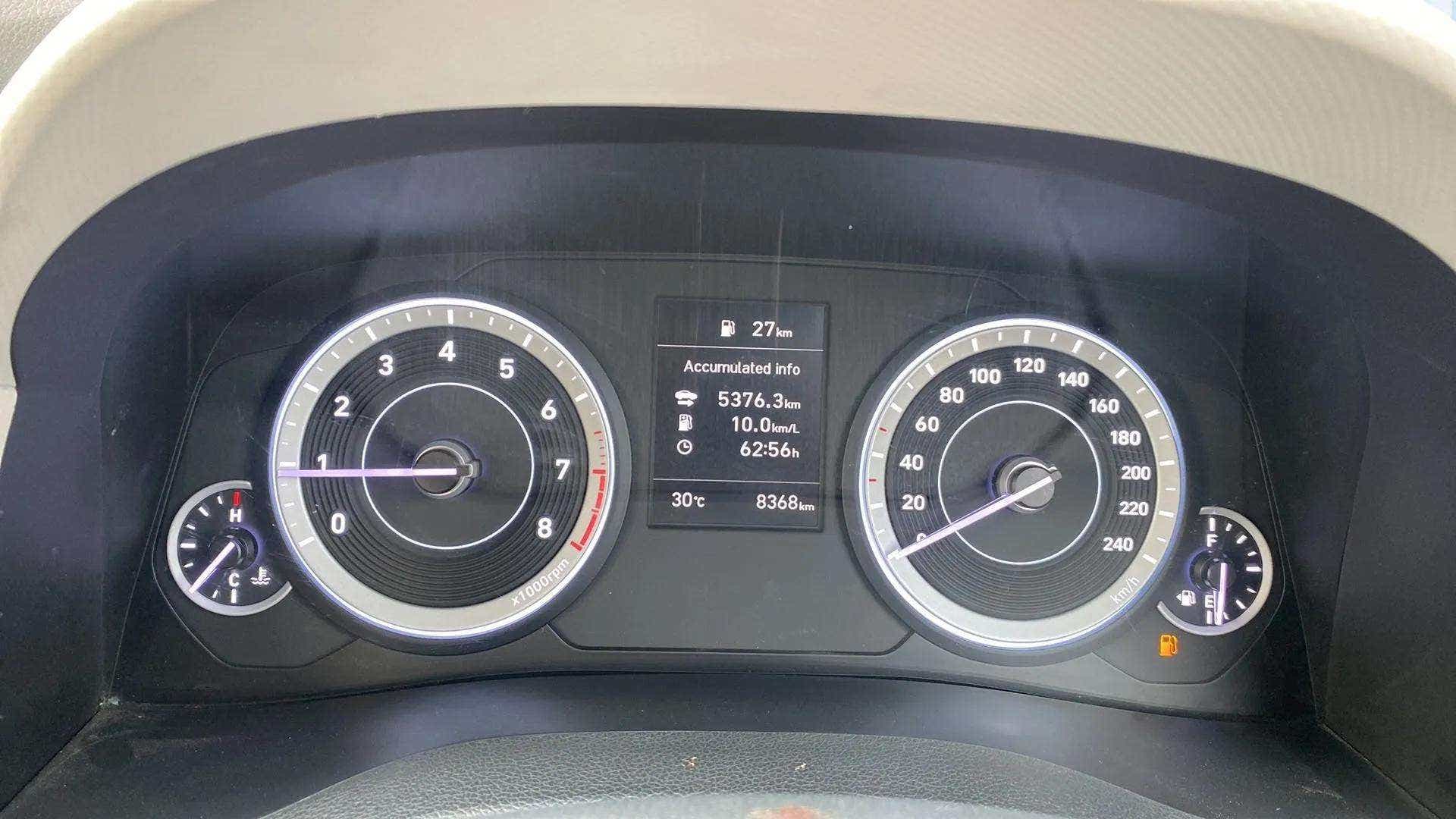 Instrument cluster of a Hyundai Creta 2018-2023