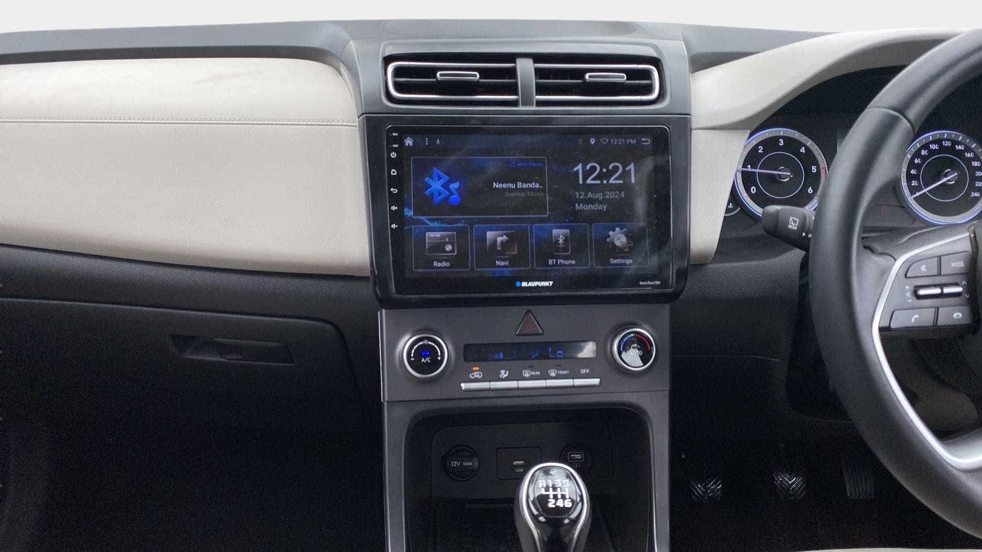 Interior dashboard of a Hyundai Creta 2018-2023