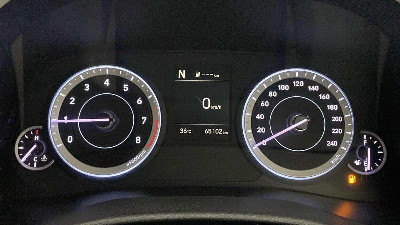Instrument cluster of a Hyundai Creta 2018-2023