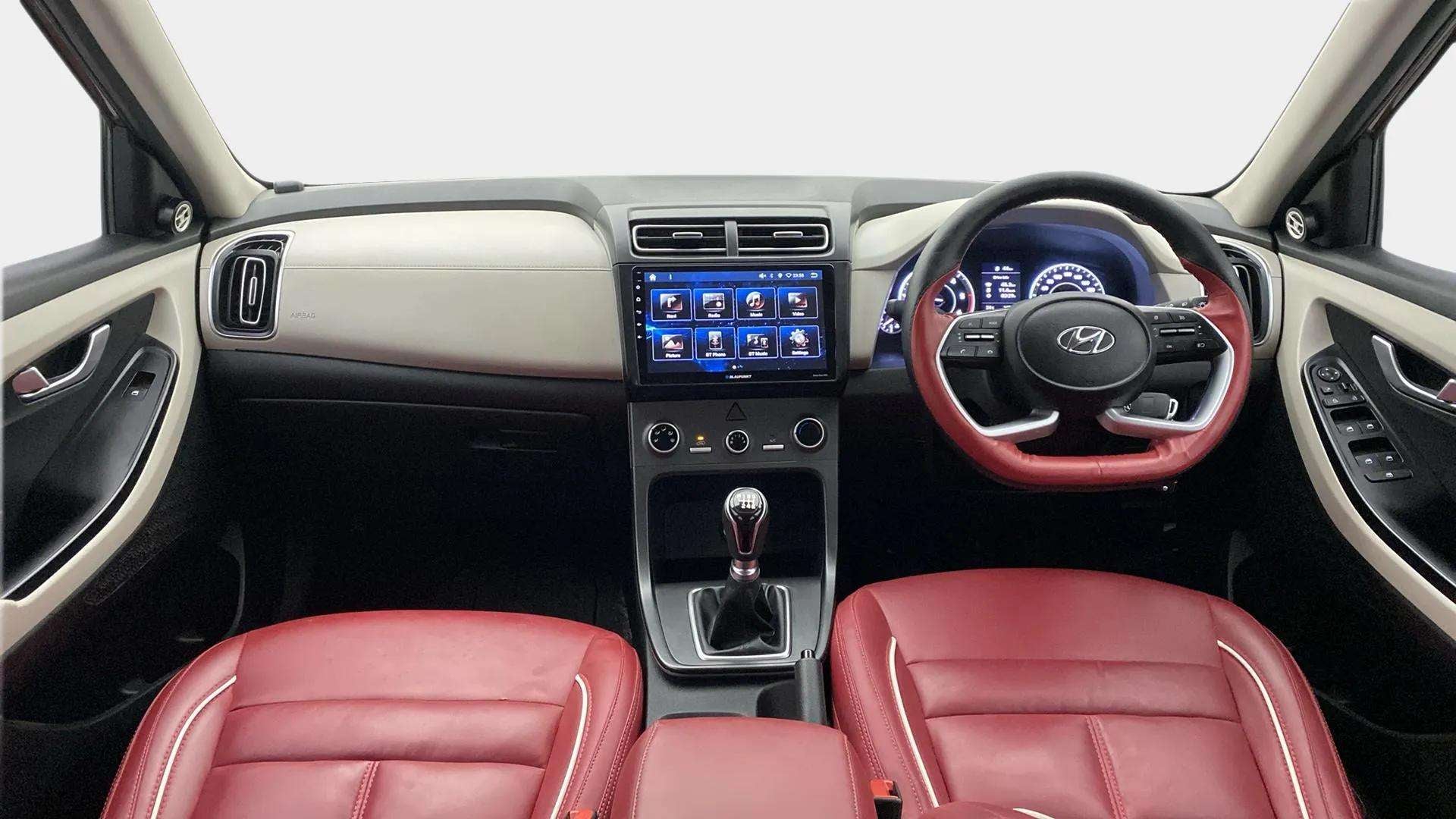 Interior dashboard view of a Hyundai Creta 2018-2023