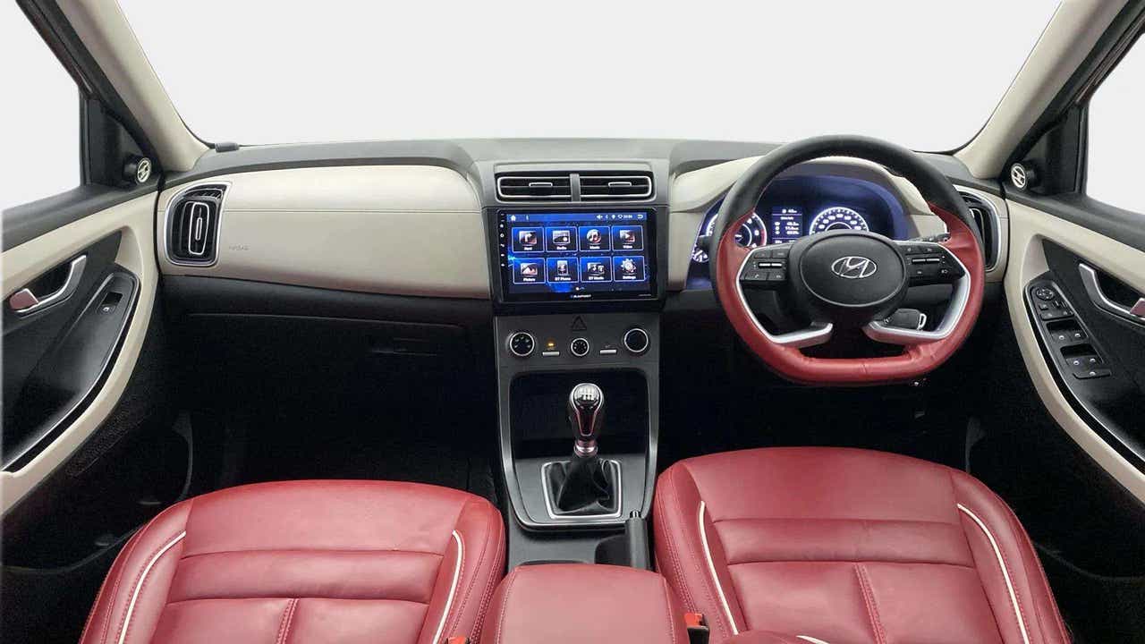 Interior dashboard view of a Hyundai Creta 2018-2023