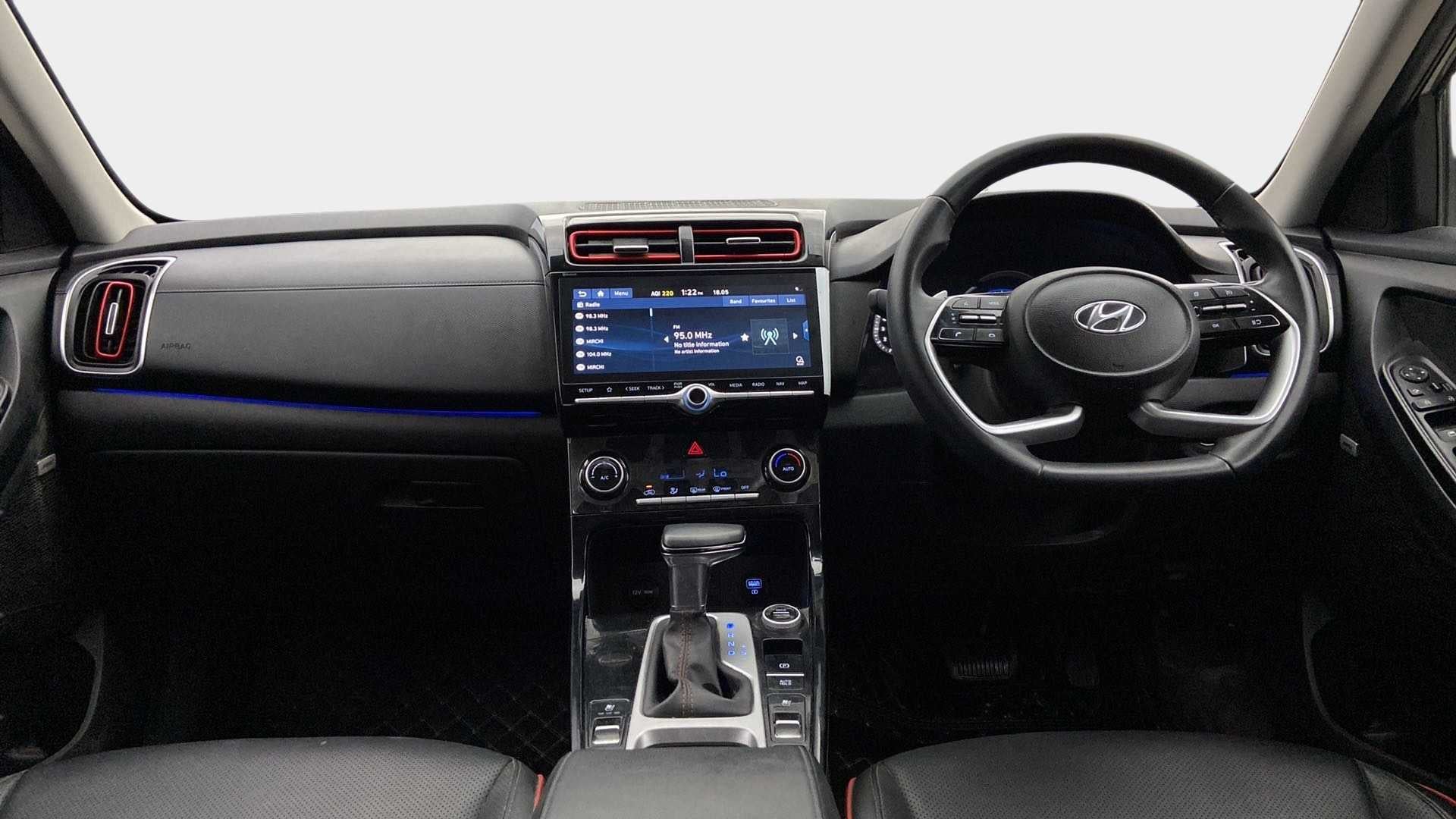 Interior dashboard of a Hyundai Creta 2018-2023