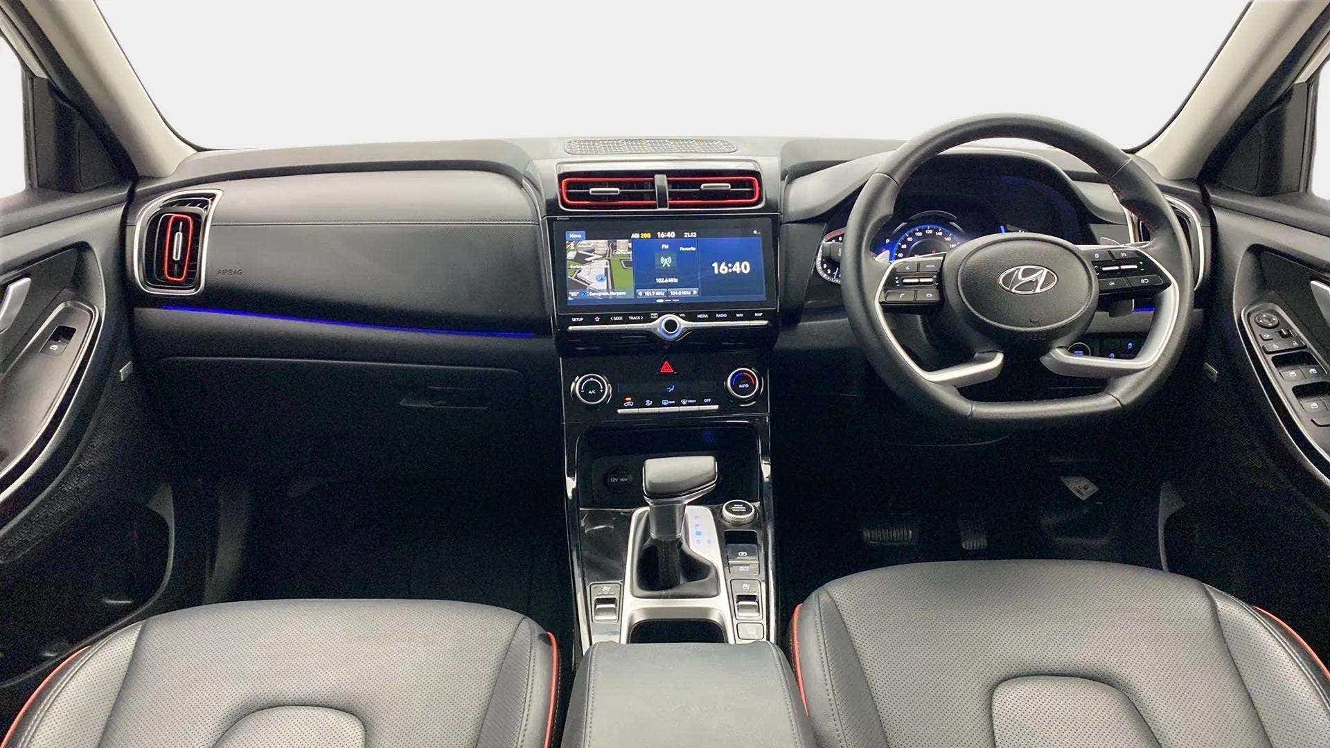Interior dashboard of a Hyundai Creta 2018-2023