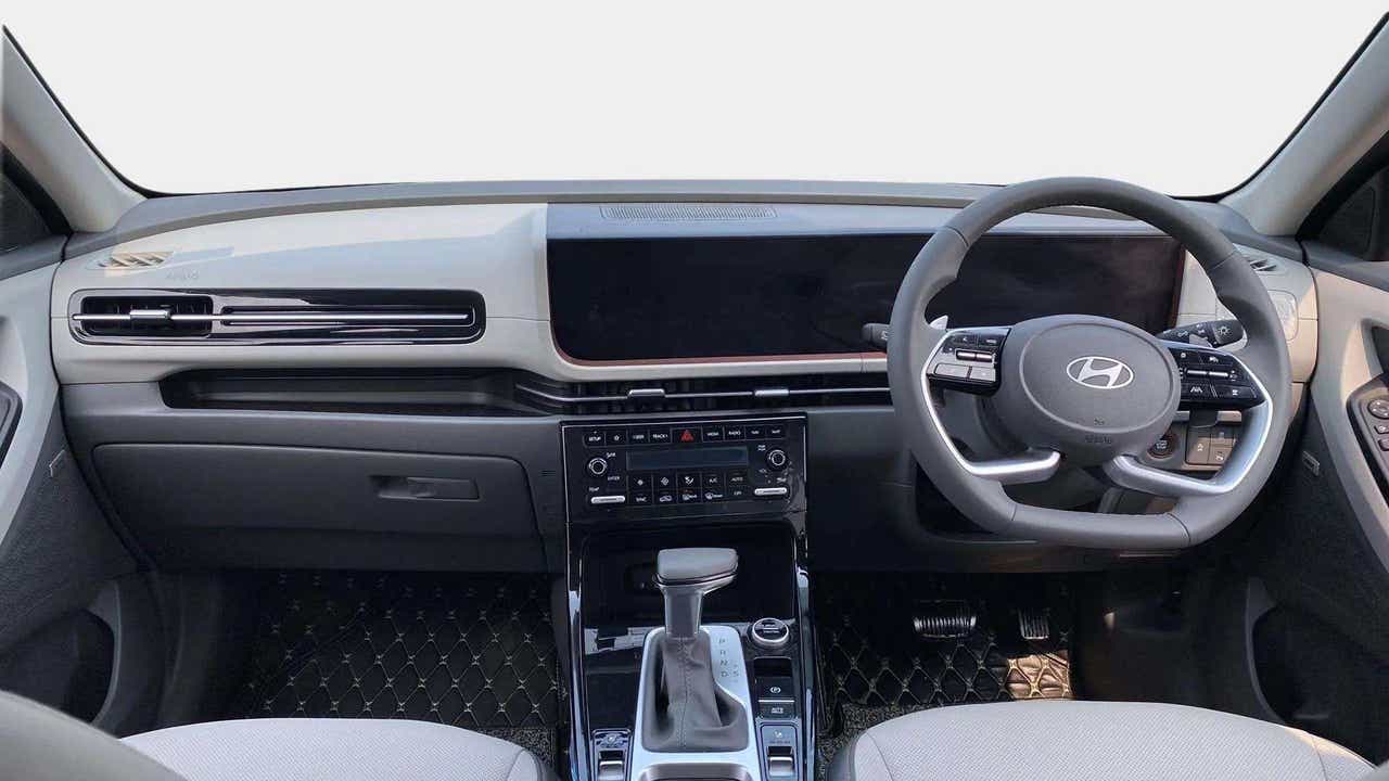 Interior dashboard of a Hyundai Creta