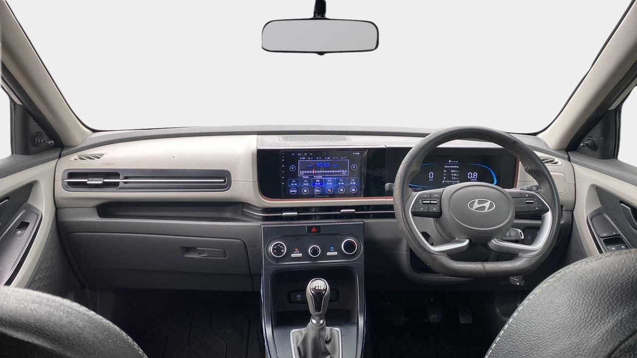 Interior dashboard view of a Hyundai Creta