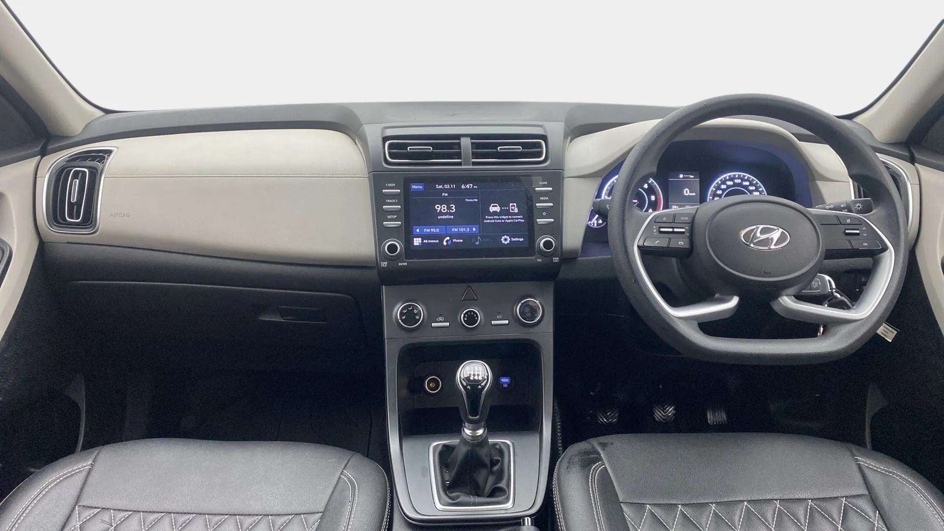 Interior dashboard of a Hyundai Creta 2018-2023