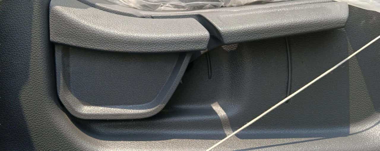 Close-up of interior door handle of a Hyundai Creta