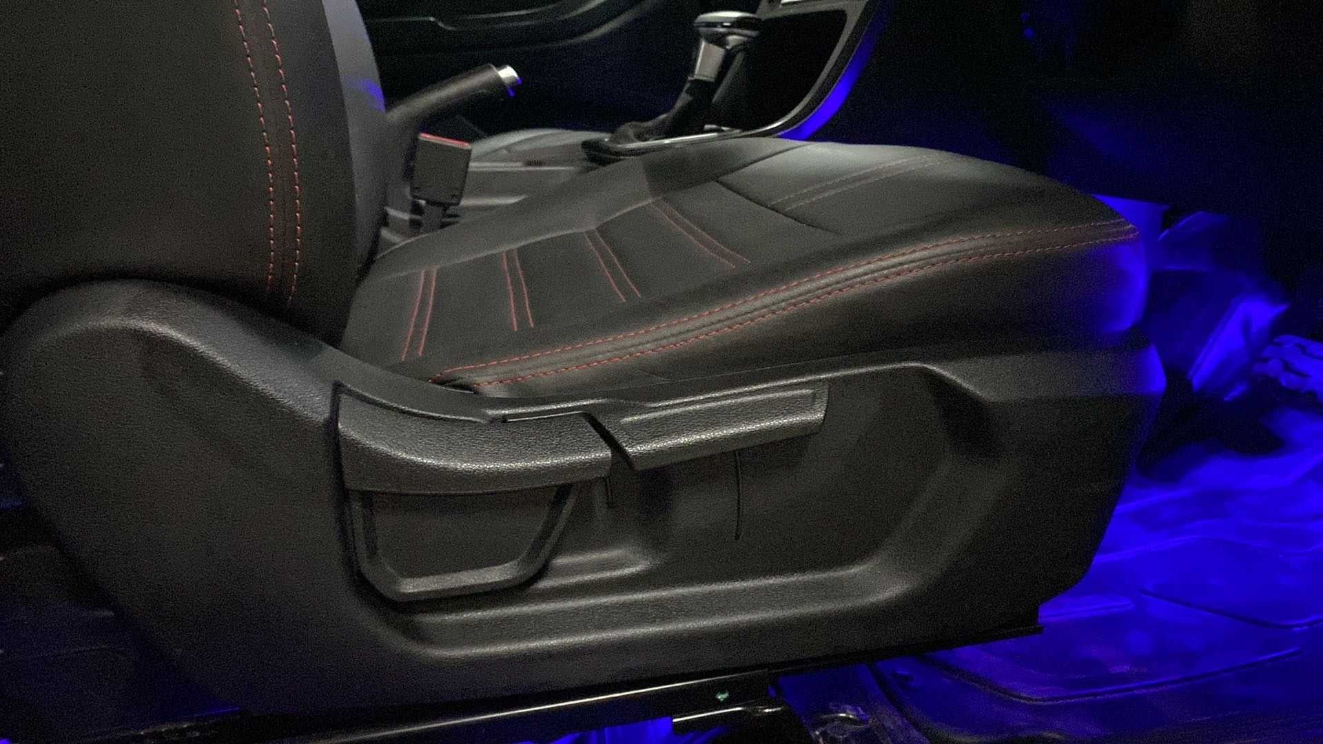 Close-up of the front seat of a Hyundai Creta 2018-2023