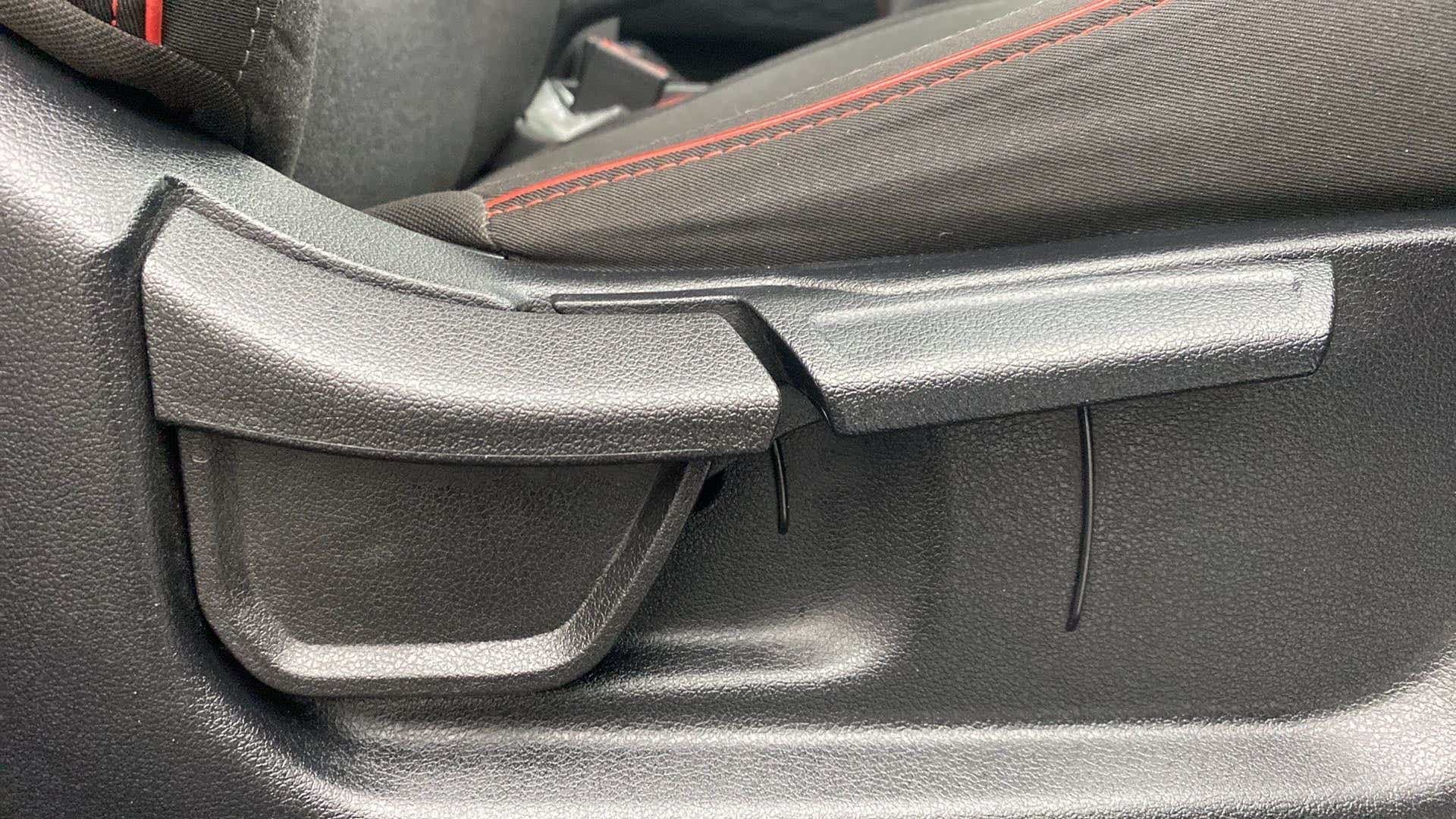 Seat adjustment lever of a Hyundai Creta 2018-2023