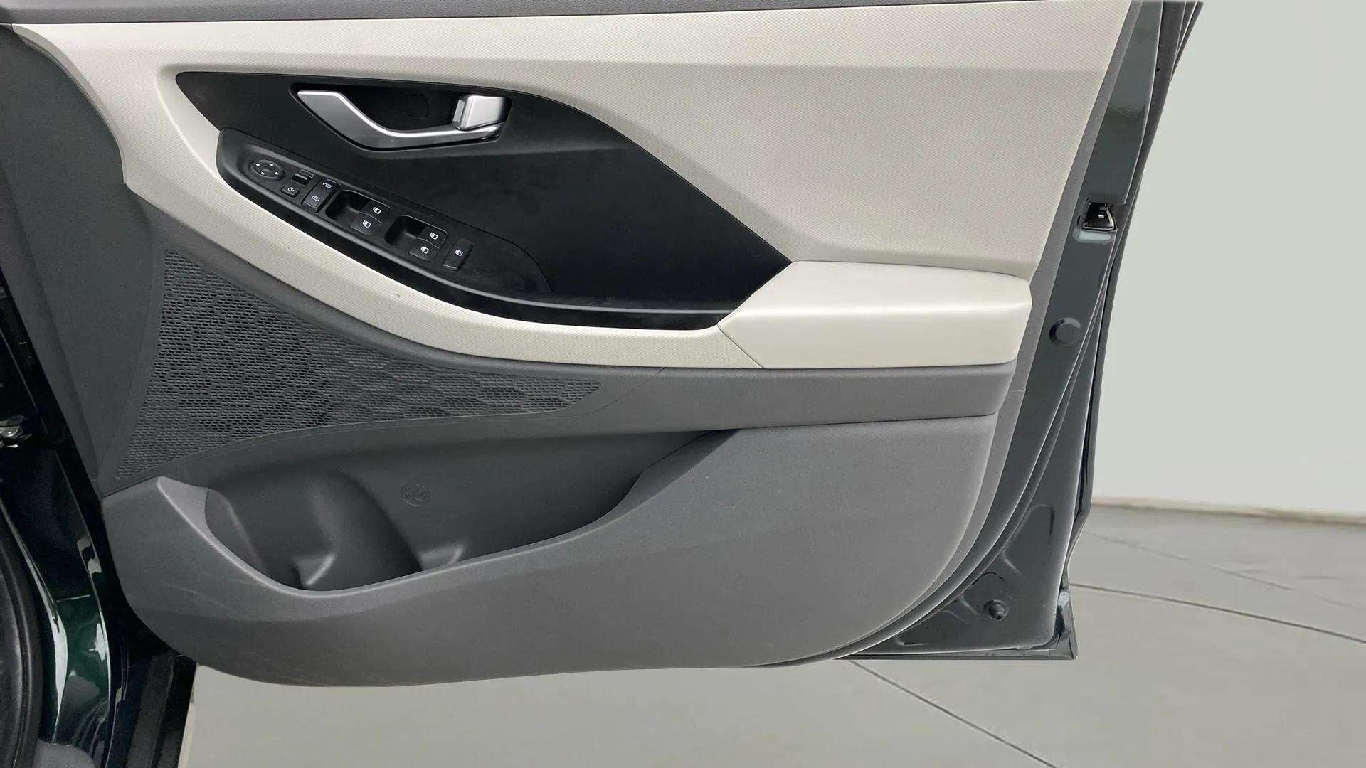 Interior door panel of a Hyundai Creta