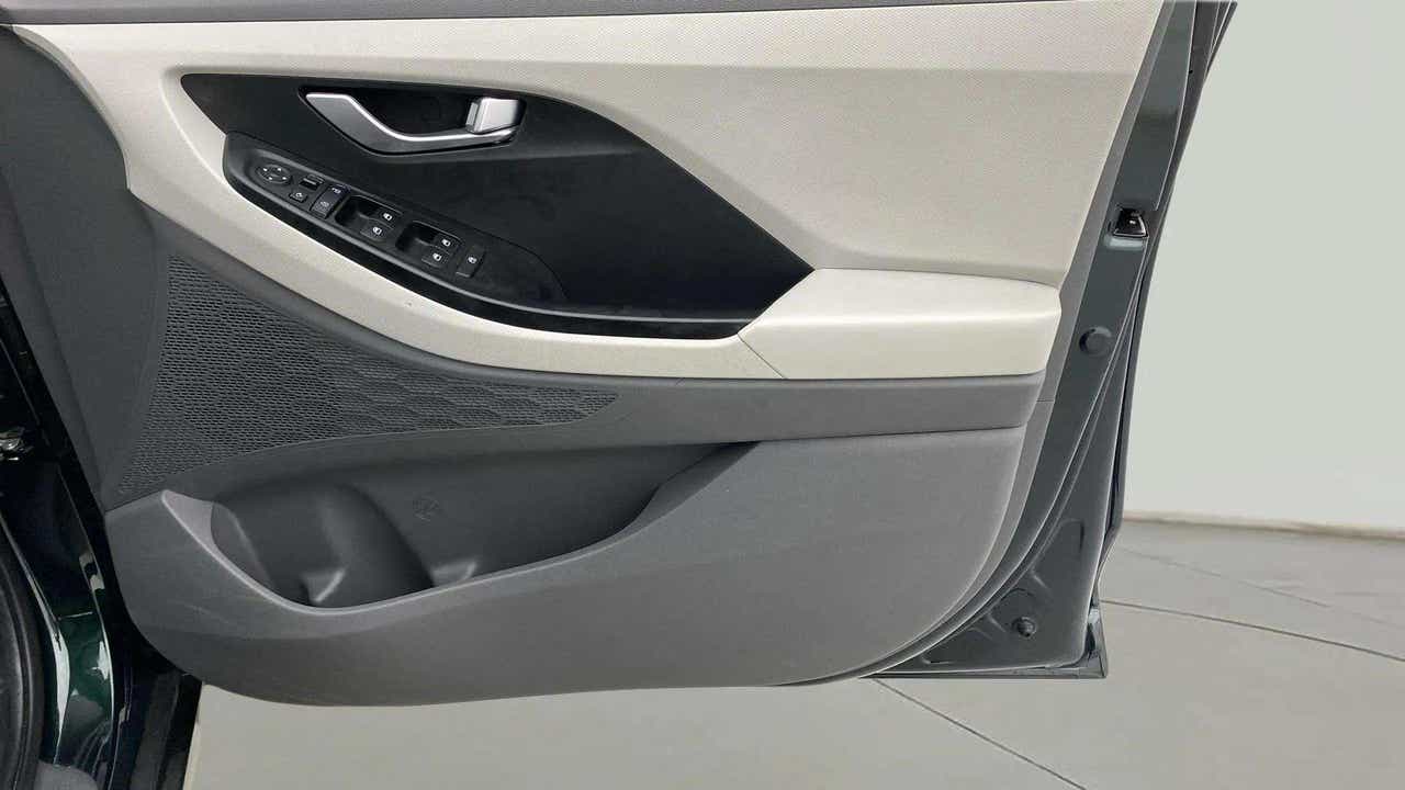 Interior door panel of a Hyundai Creta