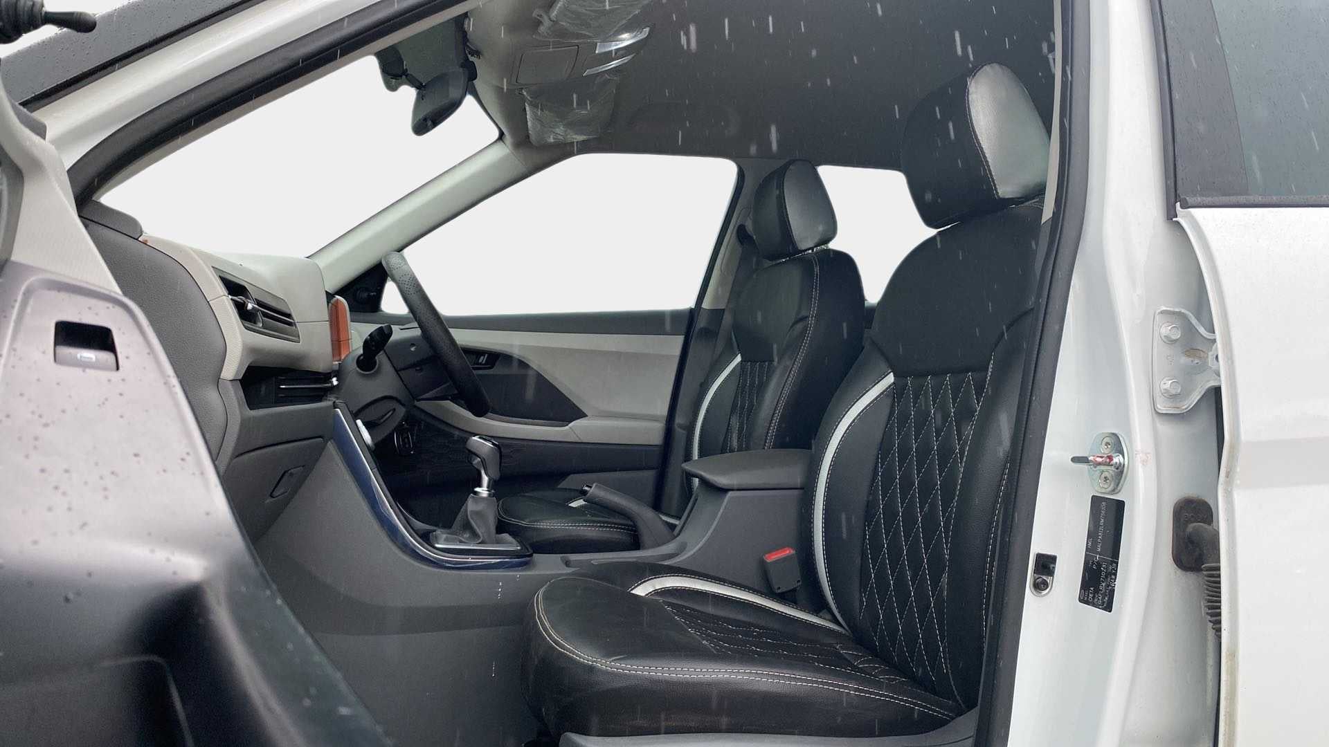 Front interior view of a Hyundai Creta