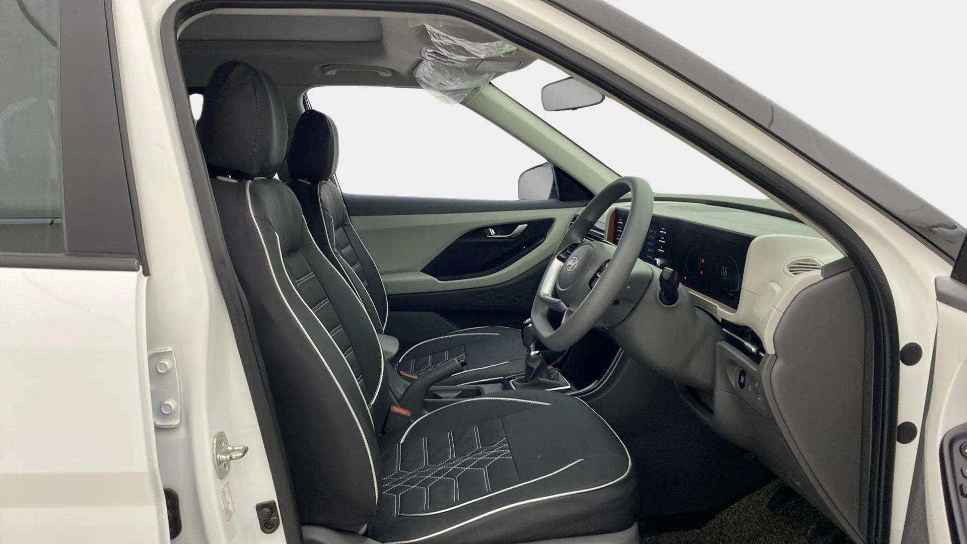 Front interior view of a Hyundai Creta